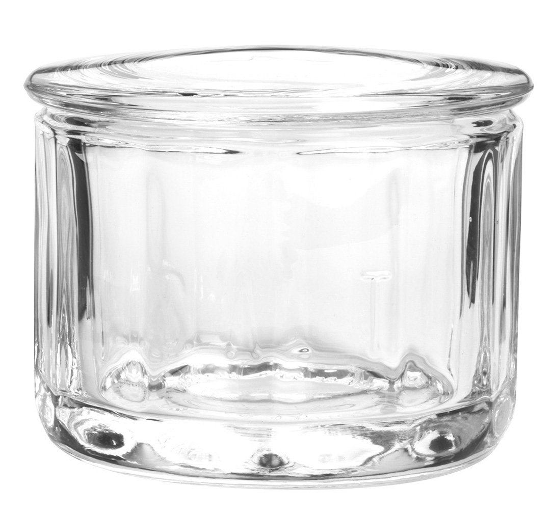 Anchor Hocking Fire-King Salt Dip with Lid, Glass