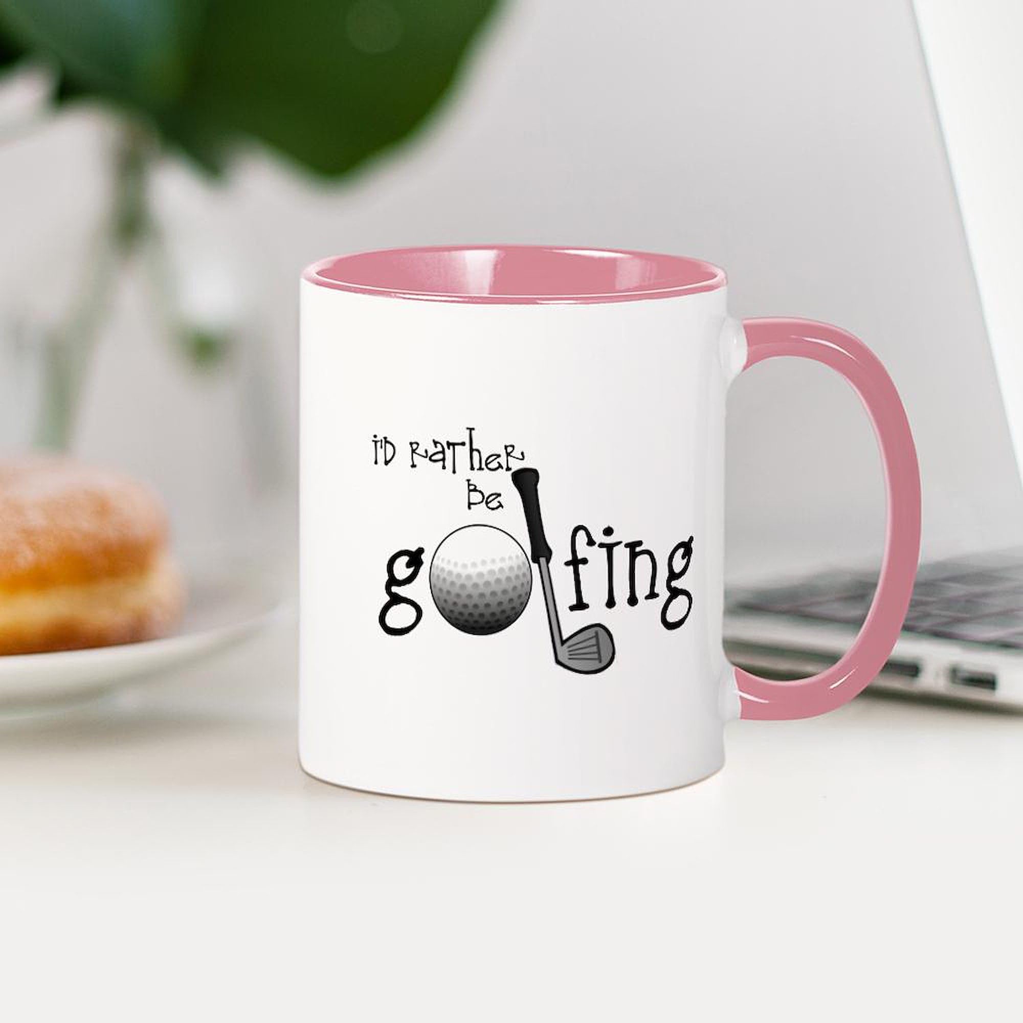 CafePress Id Rather Be Golfing Mug 11 oz (325 ml) Ceramic Coffee Mug