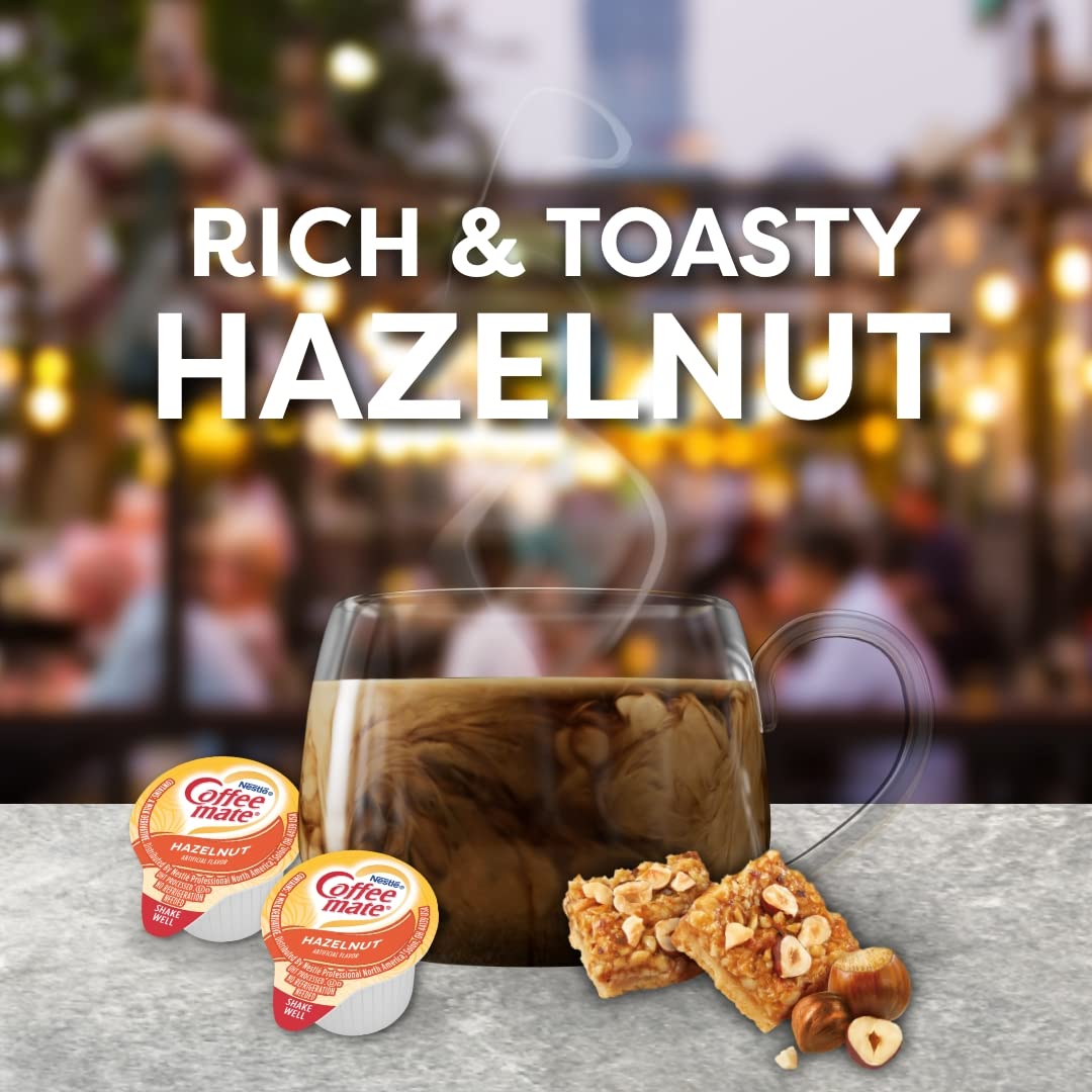 Nestle Coffee mate Hazelnut Liquid Coffee Creamer Singles