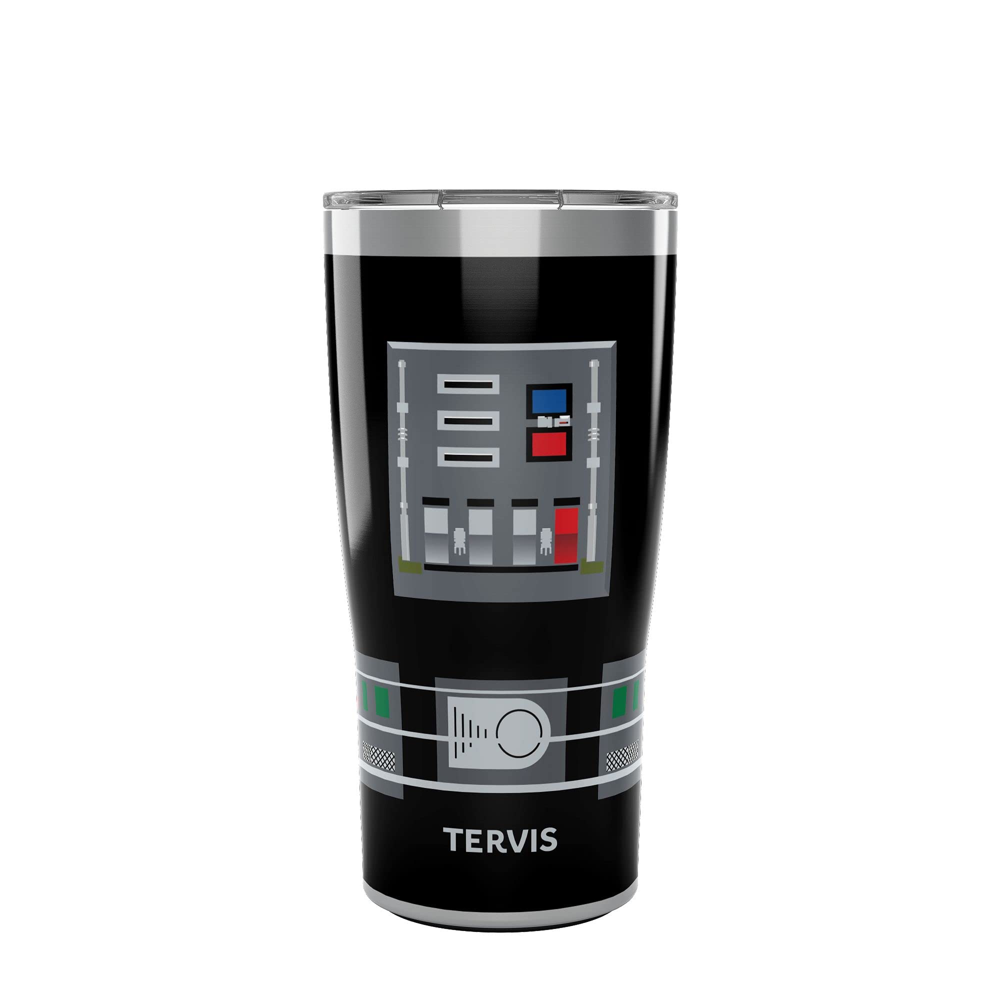 Tervis Traveler Star Wars Darth Vader Breastplate Detail Triple Walled Insulated Tumbler Travel Cup Keeps Drinks Cold & Hot, 20o