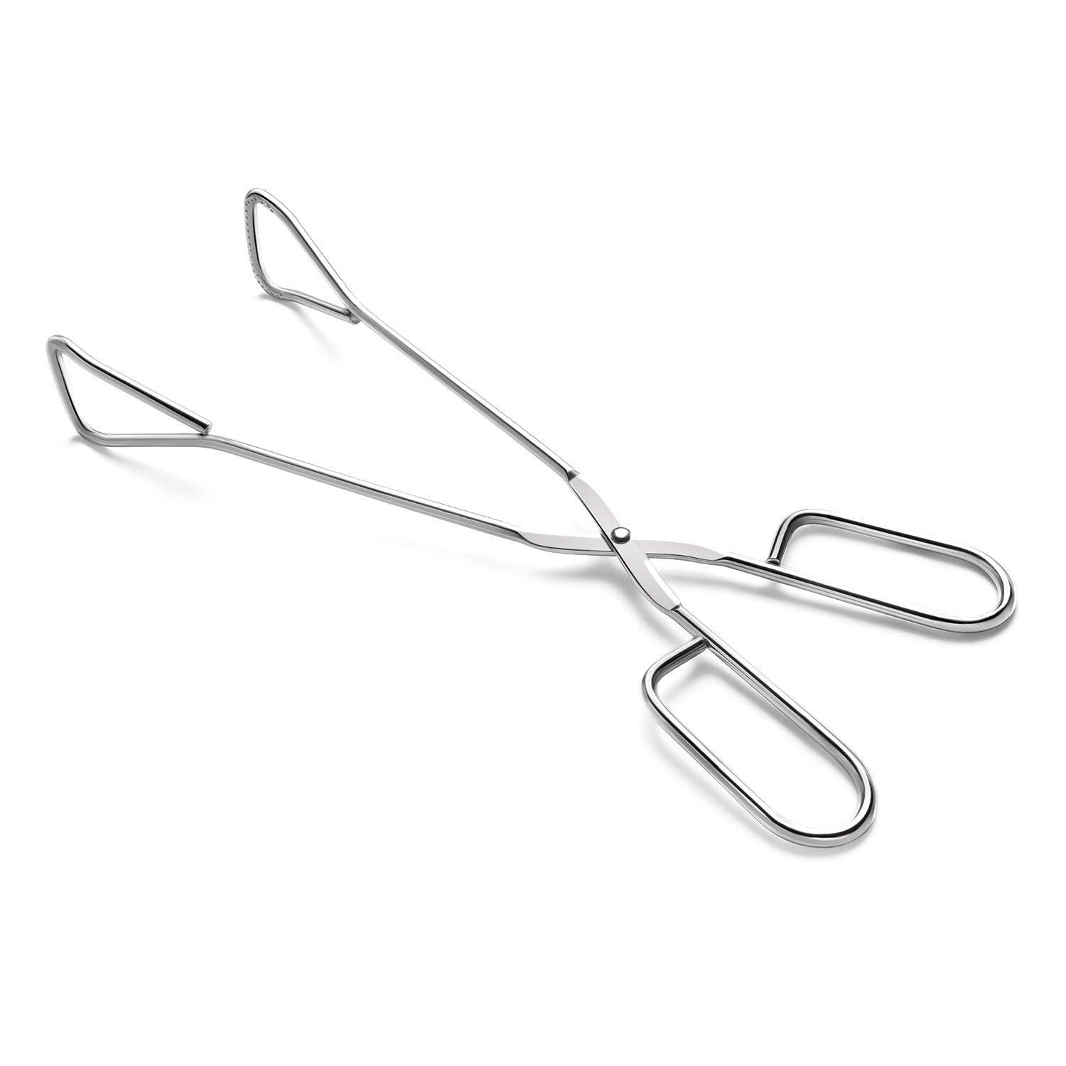 Food Tongs, Hiash Heavy Duty Stainless Steel Kitchen Tongs For Cooking, Barbecue, Serving Scissors Tongs - Buffet Pliers 11 Inch