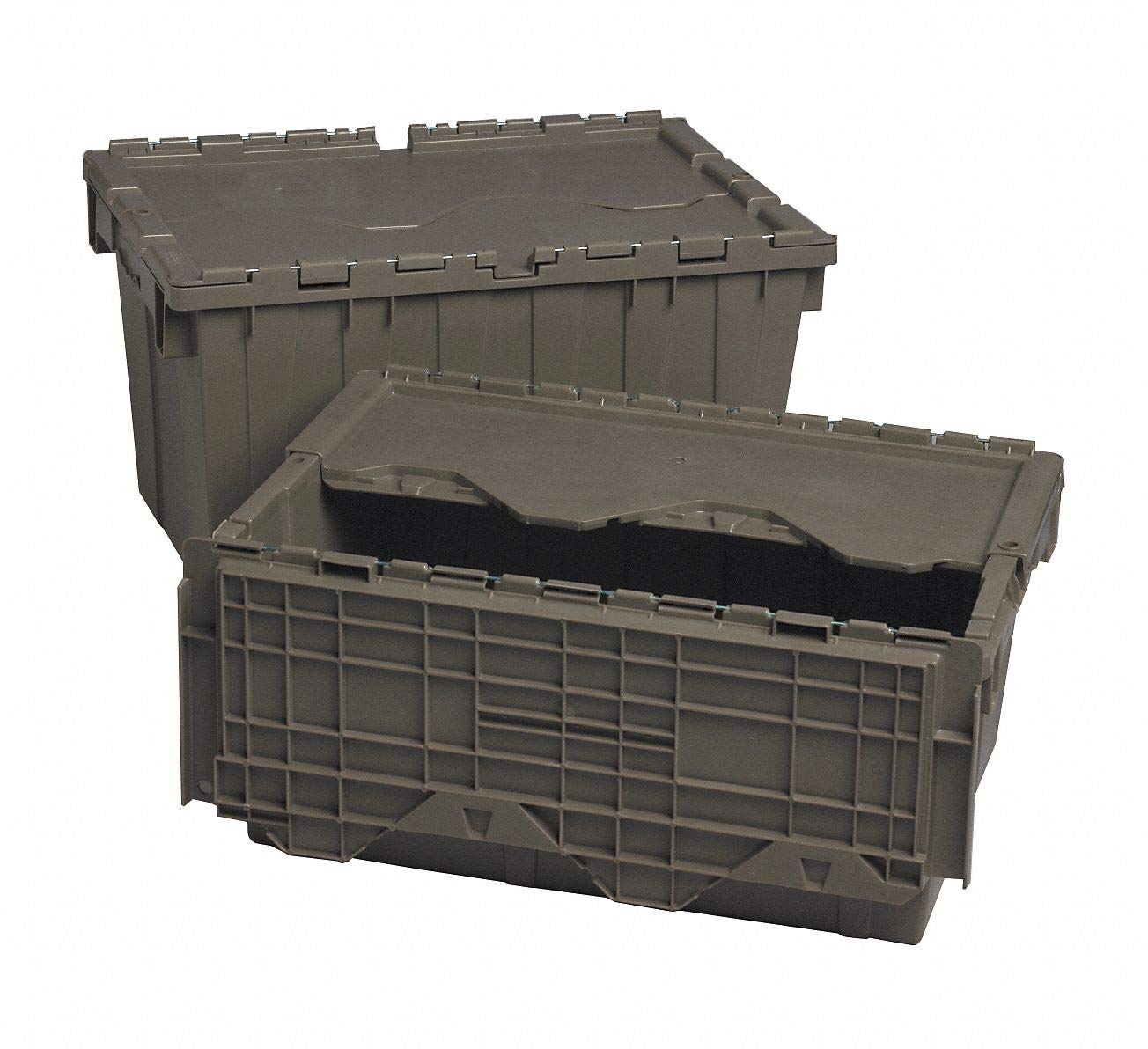 Quantum Attached Top Container 20 x 11-1/2 x 7-1/2 - Gray