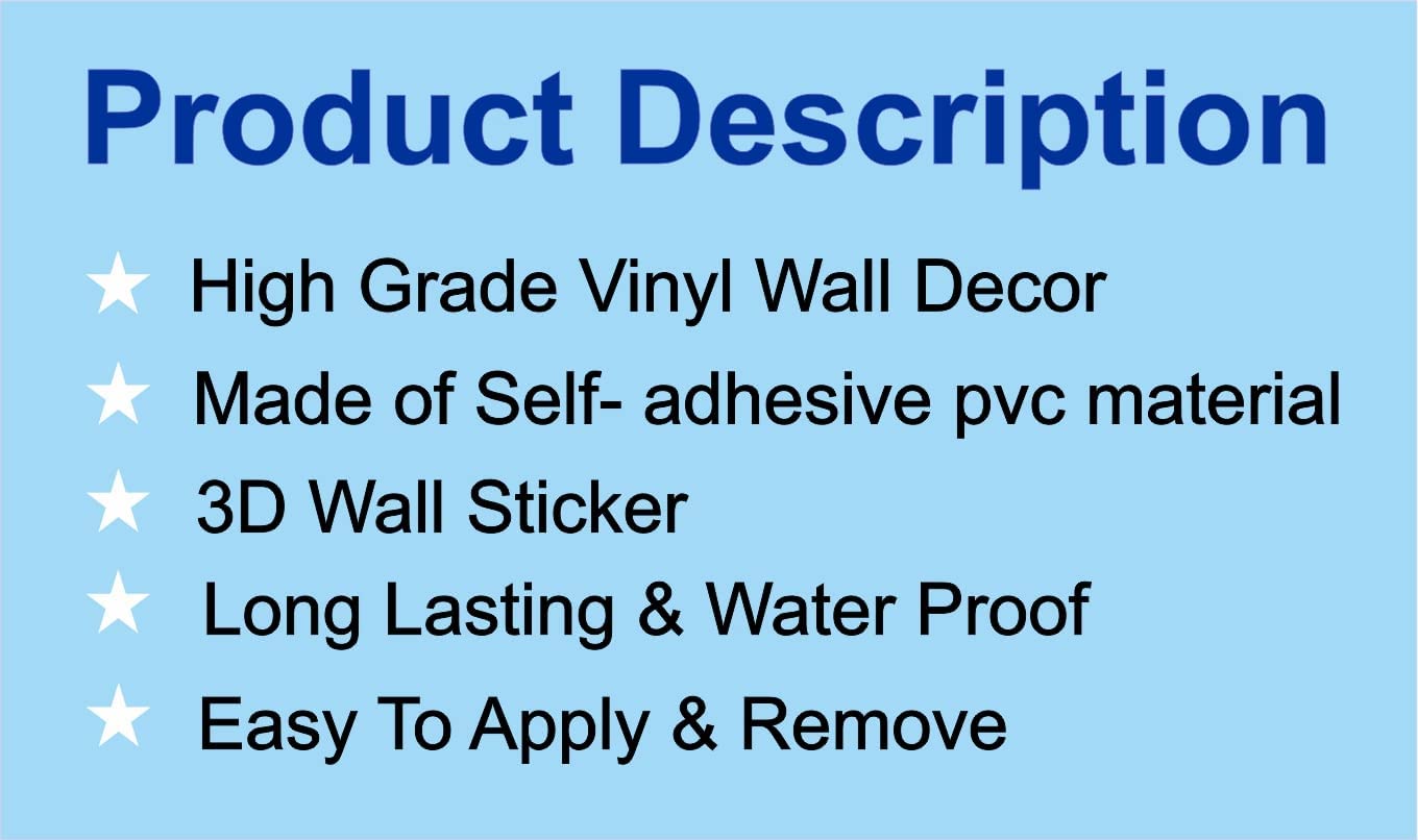 Akki Wold Krishna Flute in Hands Vinyl Wall Sticker for Living Room, Bedroom, Kids Room Sticker Size - 40Cm X 48 Cm