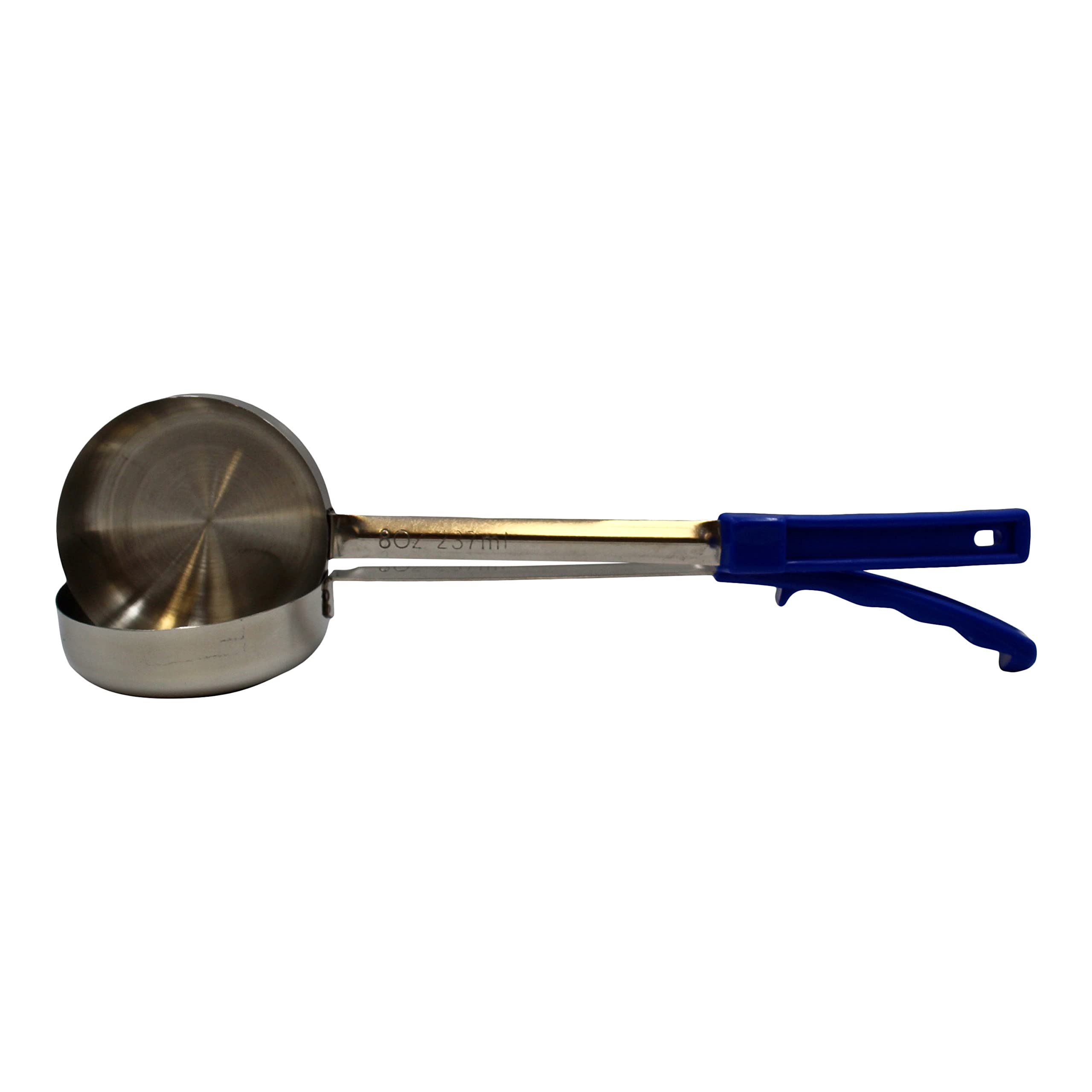 Habanerofire 8 Ounce Solid Stainless Steel Portion Control Ladle Spoon For Measuring And Serving; Commercial Grade Serving Scoop
