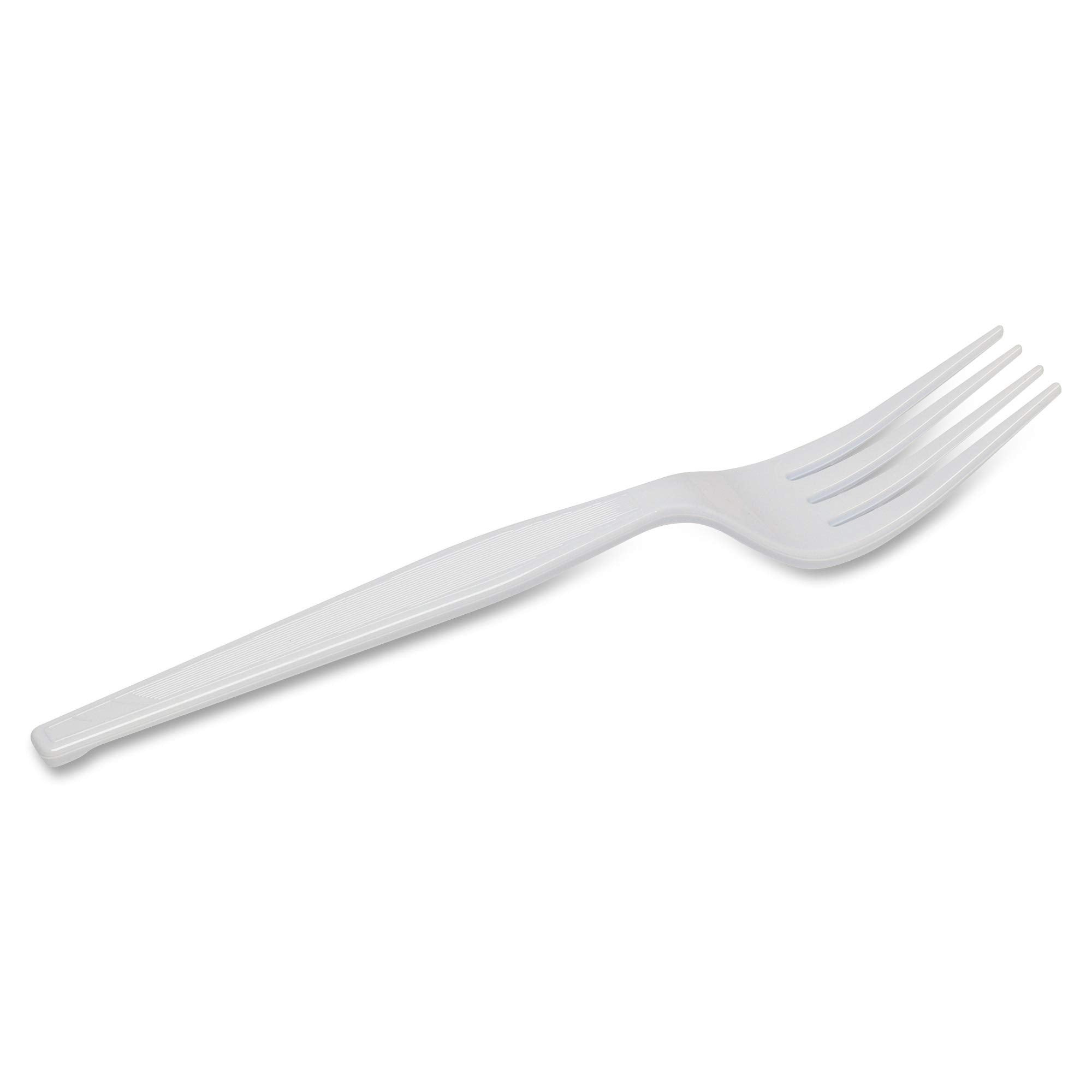 Dixie 7.13'' Heavy-Weight Polystyrene Plastic Fork by GP PRO (Georgia-Pacific)  White  FH207CT  1 000 Count (100 Forks Per Box  10 Boxes Per Case)