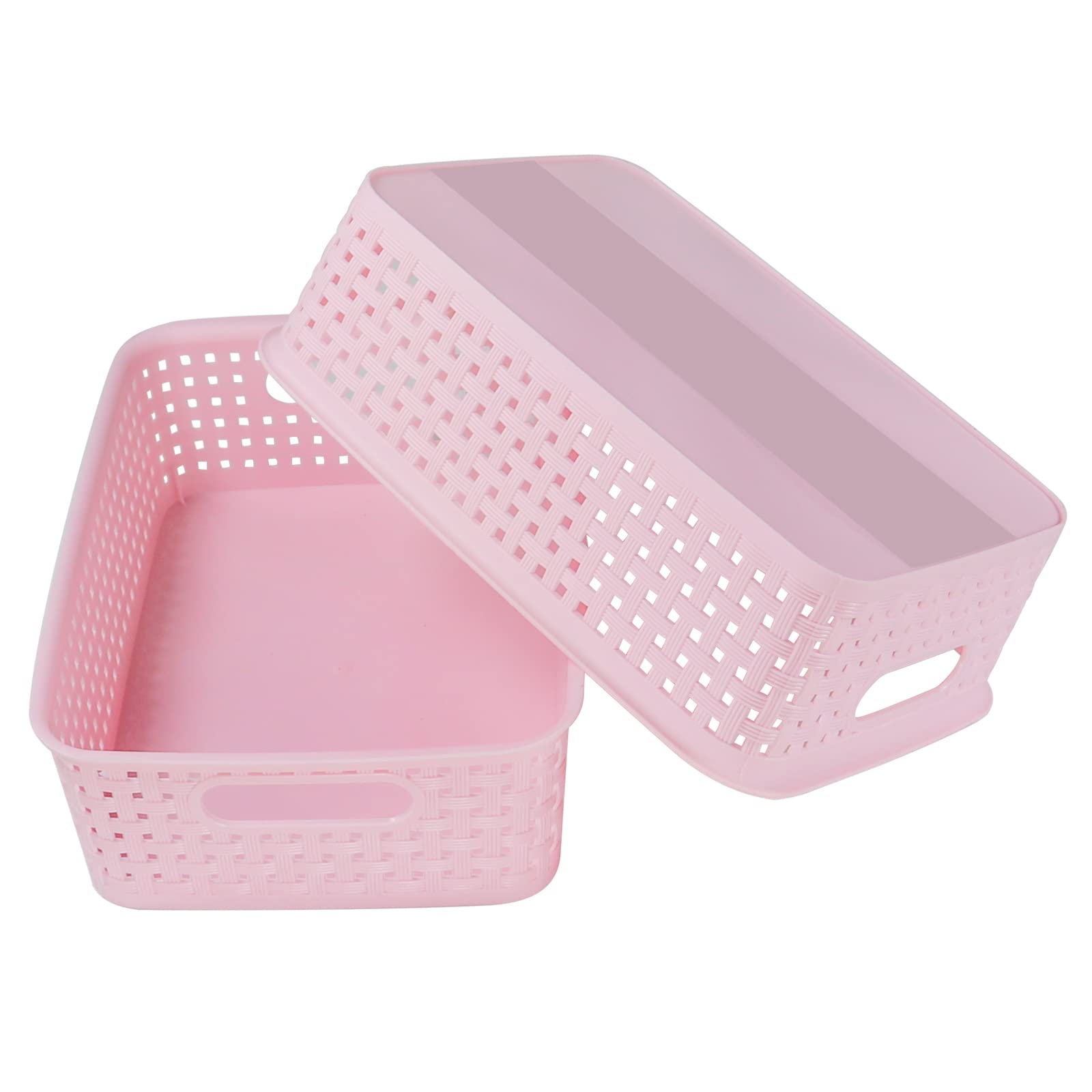 8 Pack Small Pantry Organization And Storage Bins - Household Organizers For Laundry Room, Bathrooms, Bedrooms, Kitchens, Cabine