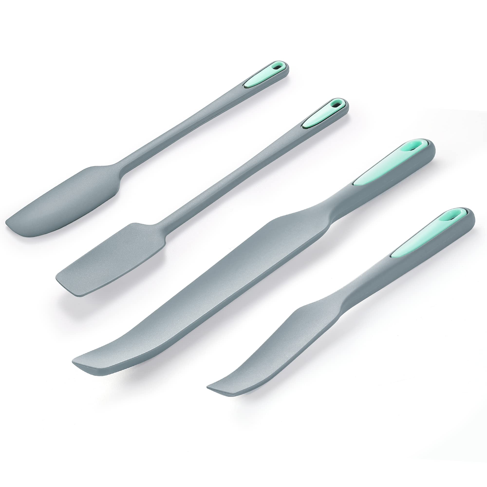 To Encounter Silicone Spatula Set, Rubber Blender Spatula, Jar Spatula For Baking Mixing And Stirring, Nonstick, Heat Resistant