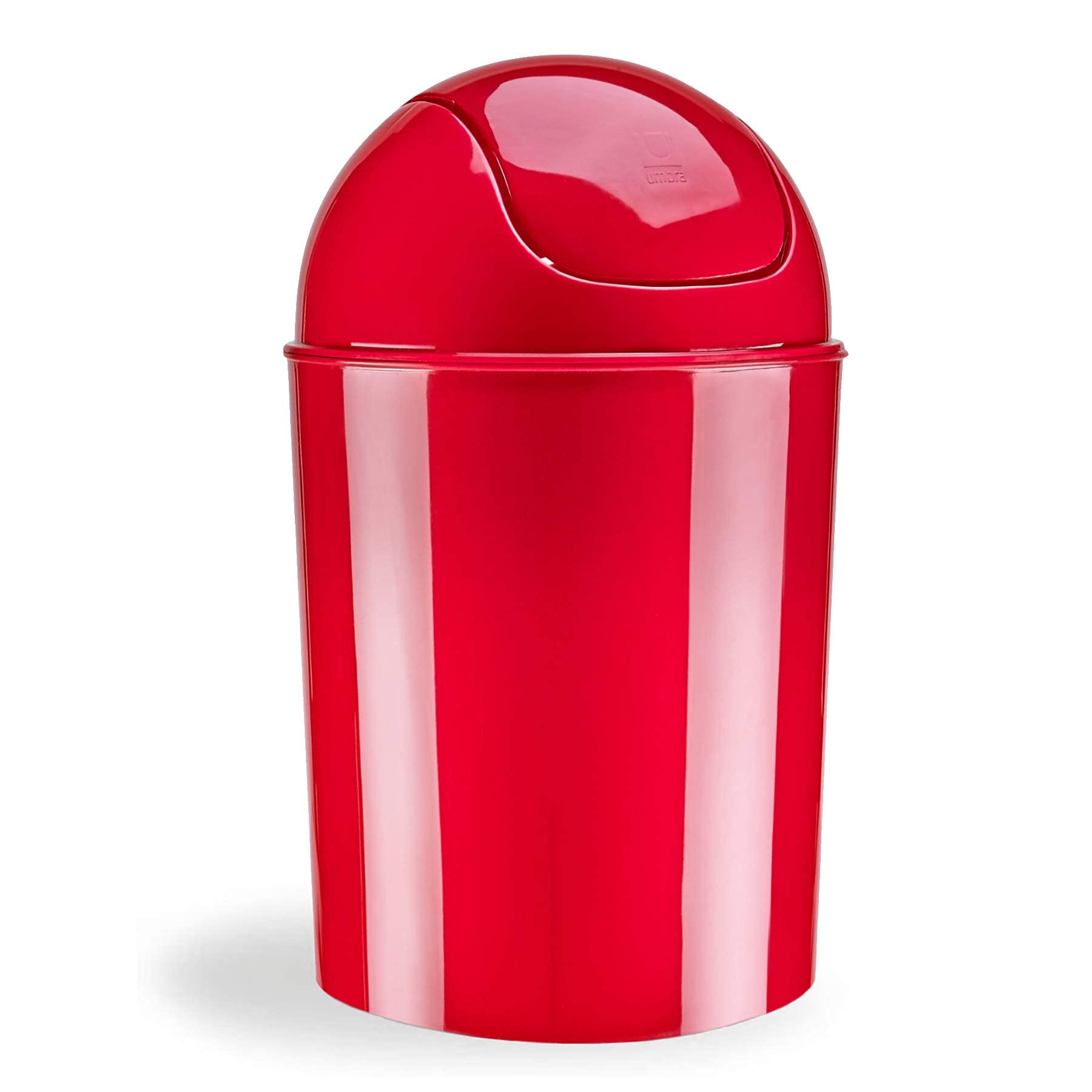 Umbra Mini Waste Can, 1.25 Gallon With Swing Lid (Yellow)