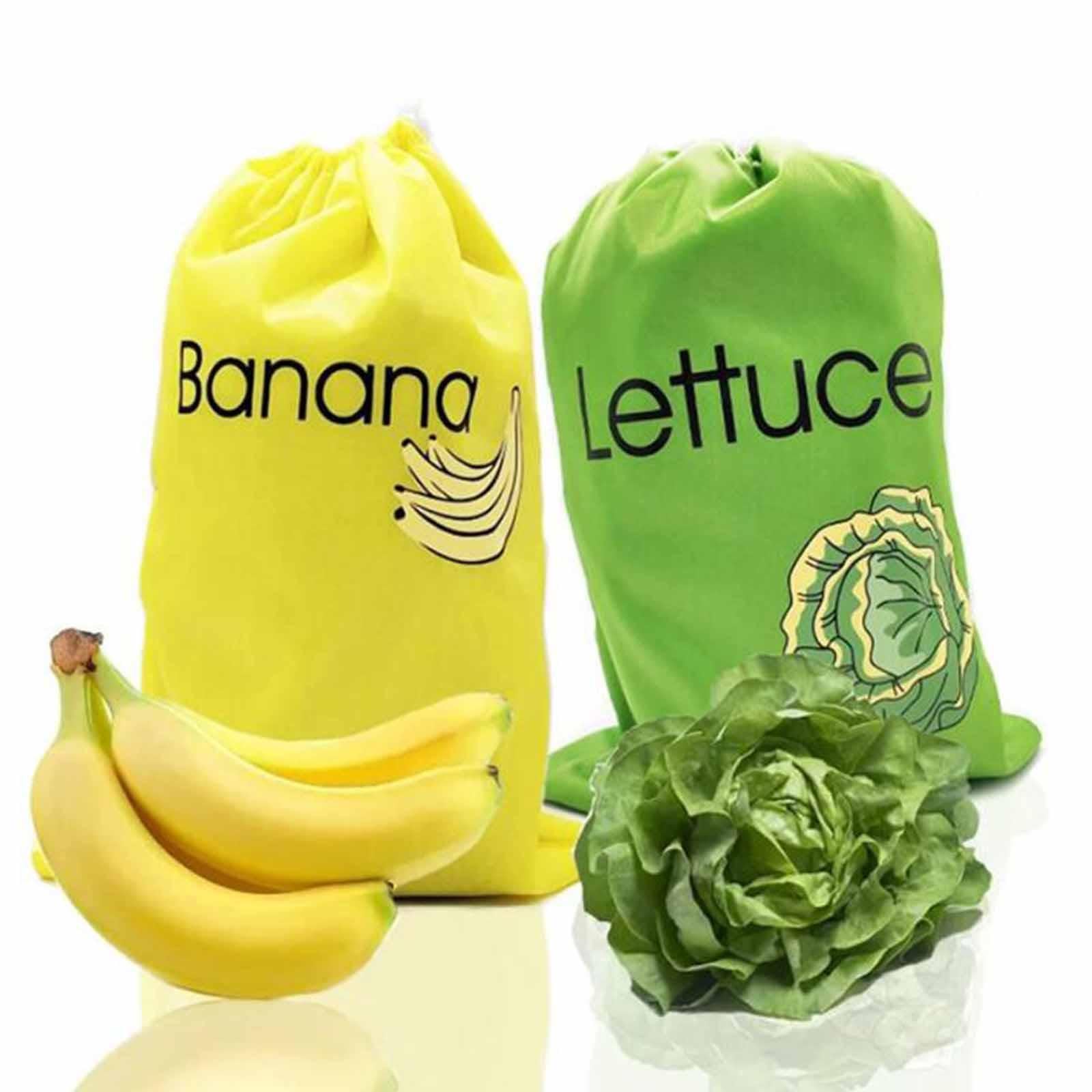 Merishopp Reusable Produce Bag Lightweight Vegetable Storage Bag For Household Kitchen Banana
