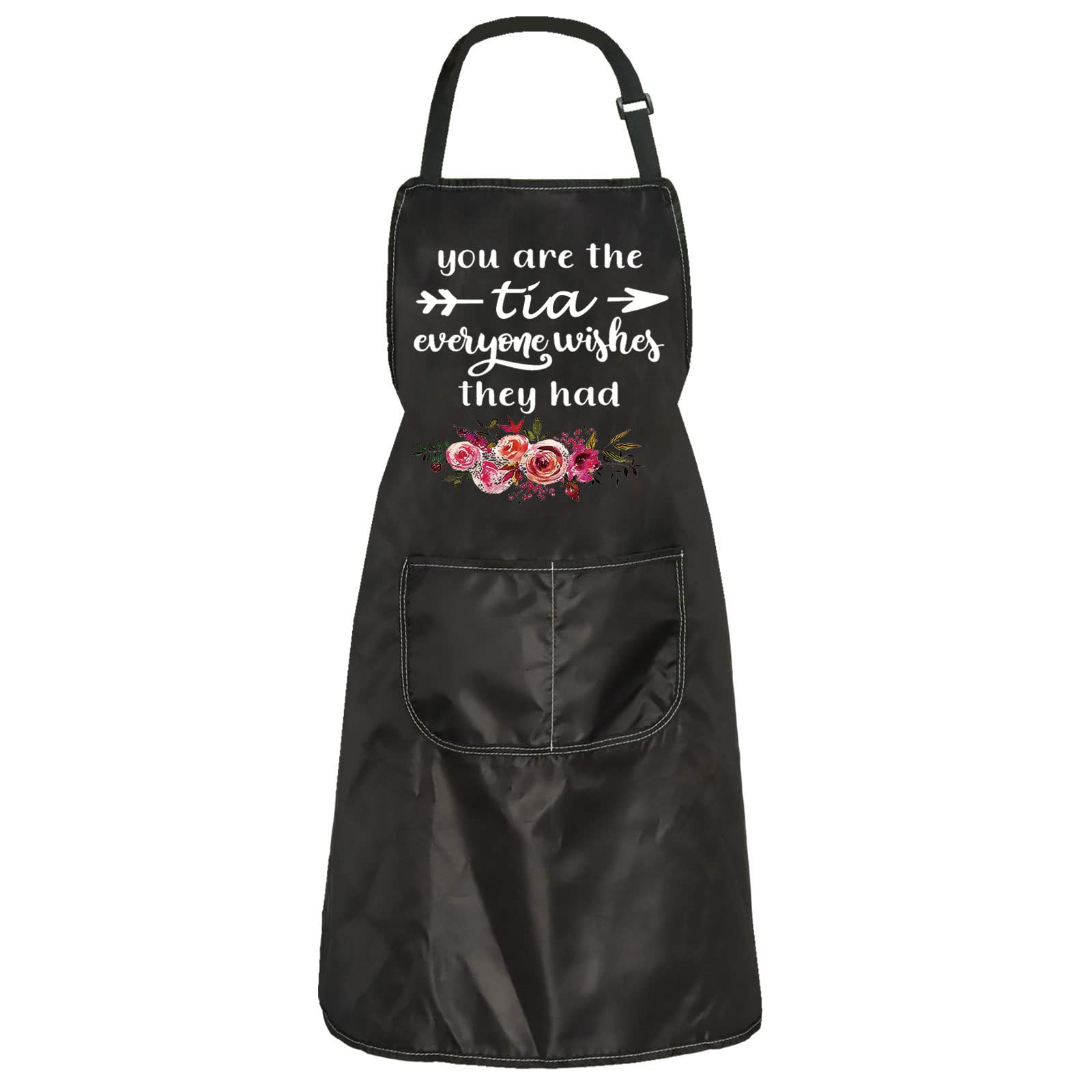 Zjxhpo Best Tia Ever Gift From Niece Aunt Tia Auntie Appreciation Gift You'Re The Tia Everyone Wishes They Had Apron Gift (Tia A