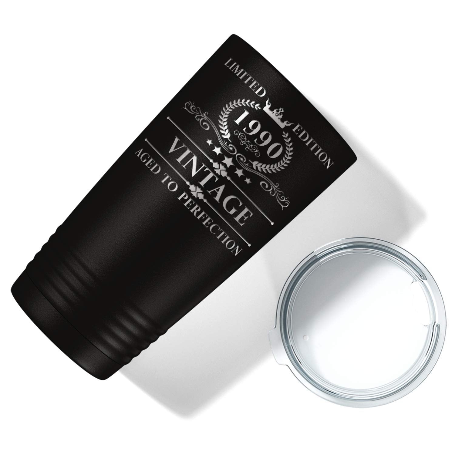 Cuptify 1990 Limited Edition Aged To Perfection 33Rd Birthday Gift For Men And Women 33 Years Old On Black 20 Oz Insulated Stain