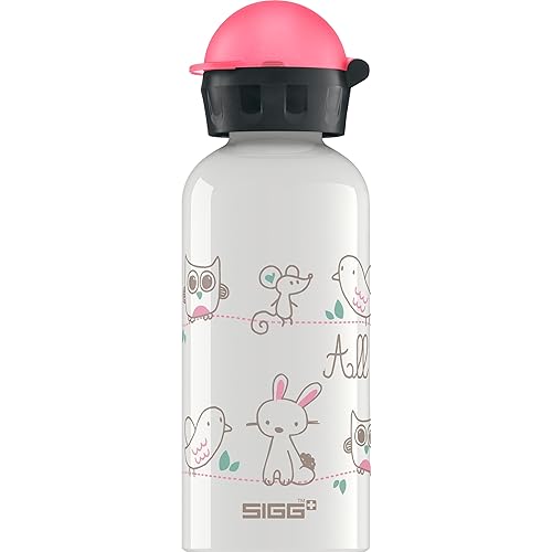 SIGG - Kids Water Bottle - All My Friends - Leakproof - Lightweight - BPA Free - Aluminum - 13 Oz