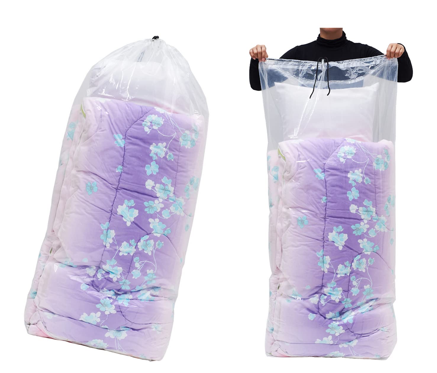 Big Plastic Bags Multi-Purpose Drawstring Bag Set Dust Cover For Keeping Golf'S Bag, Picnic Mattress Good For Household Organizi