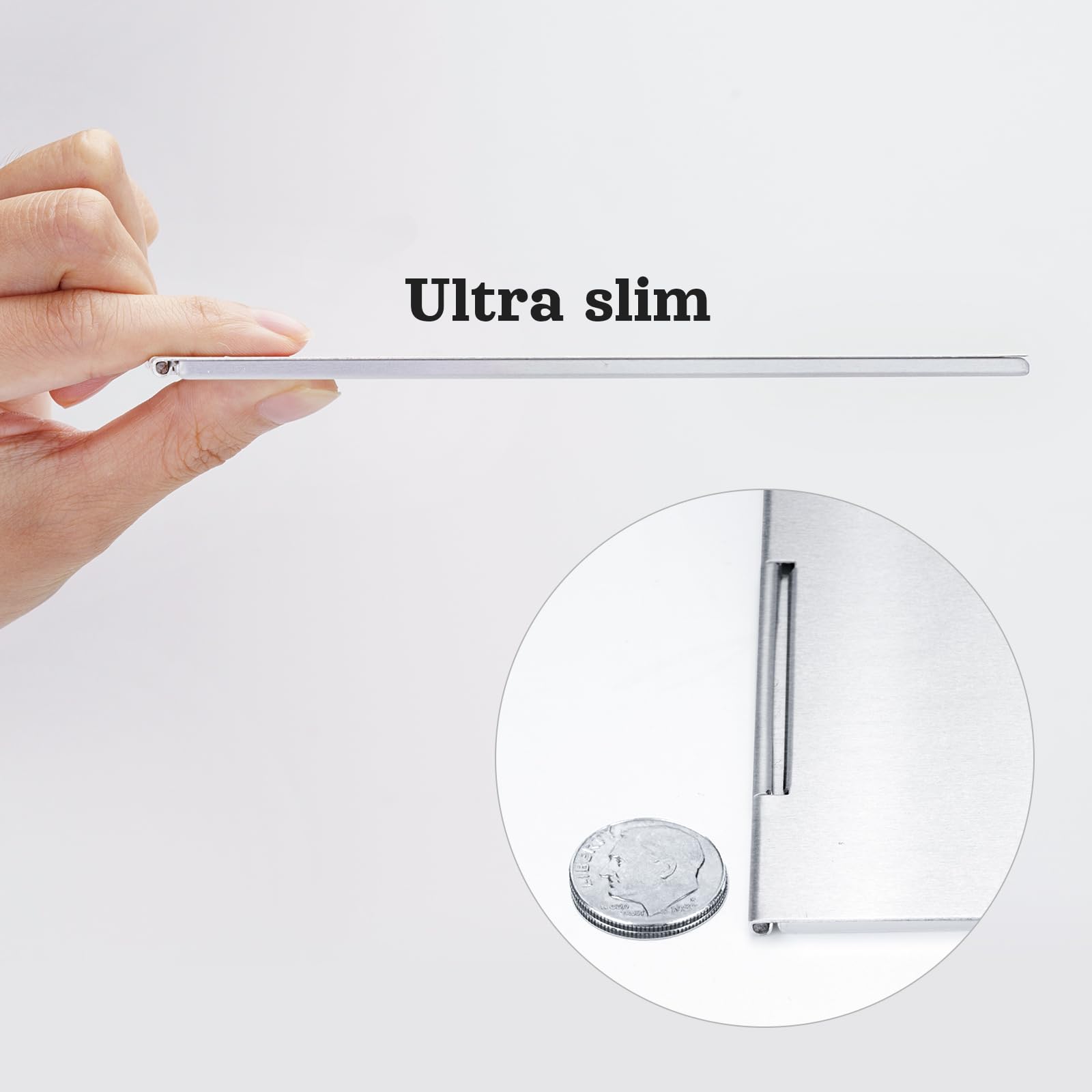 G2PLUS Portable Folding Vanity Mirror Single Side Travel Shower Shaving Mirror  4.5'' x 3.15'' x 0.1'' Small Folding Mirror for Travel  Bathroom  Makeup  Beauty  Grooming