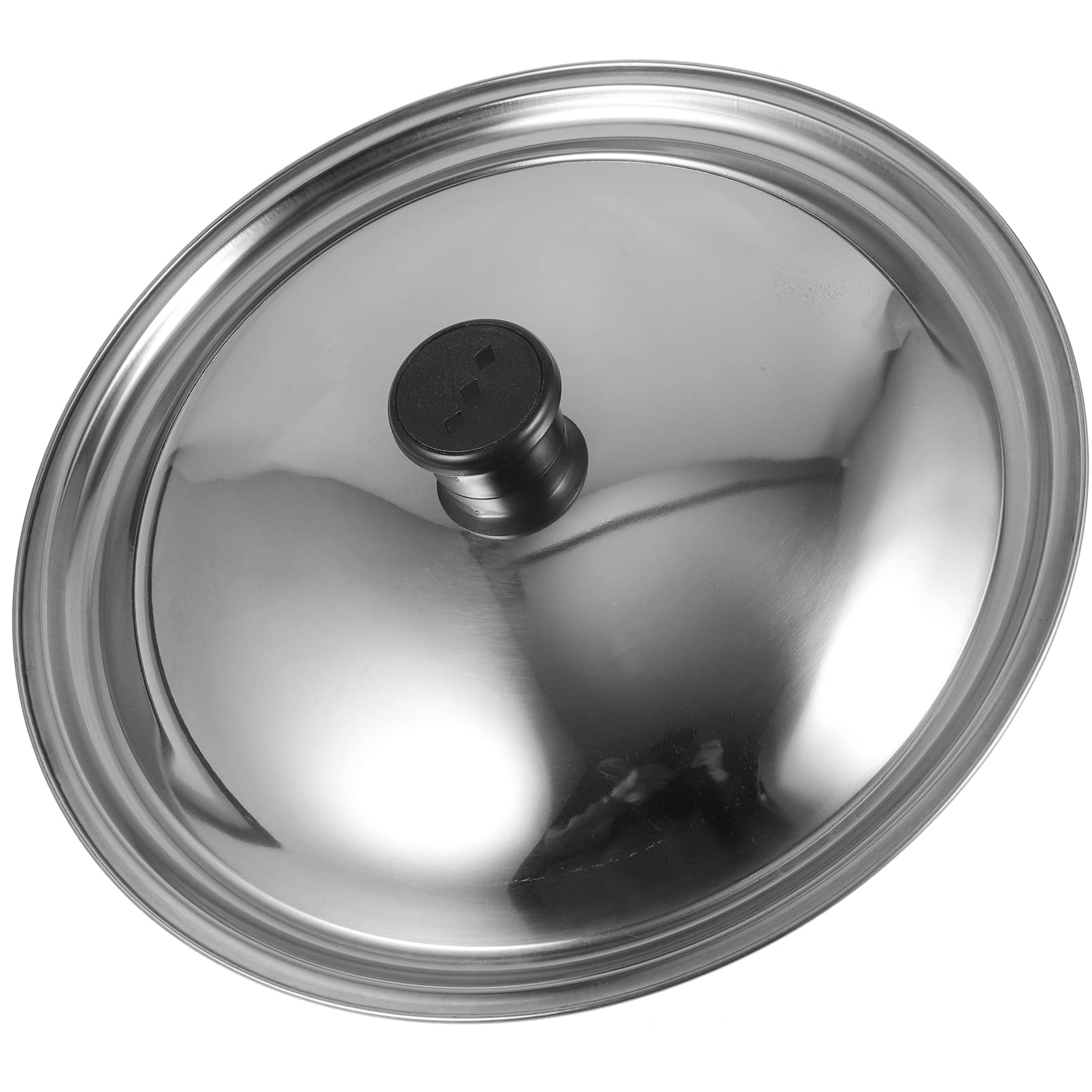 Healeved Melting Dome Melting Dome Stainless Steel Pot Lid Metal Pans Lid Skillets Frying Pan Cover Stockpot Woks Kitchen Cookwa