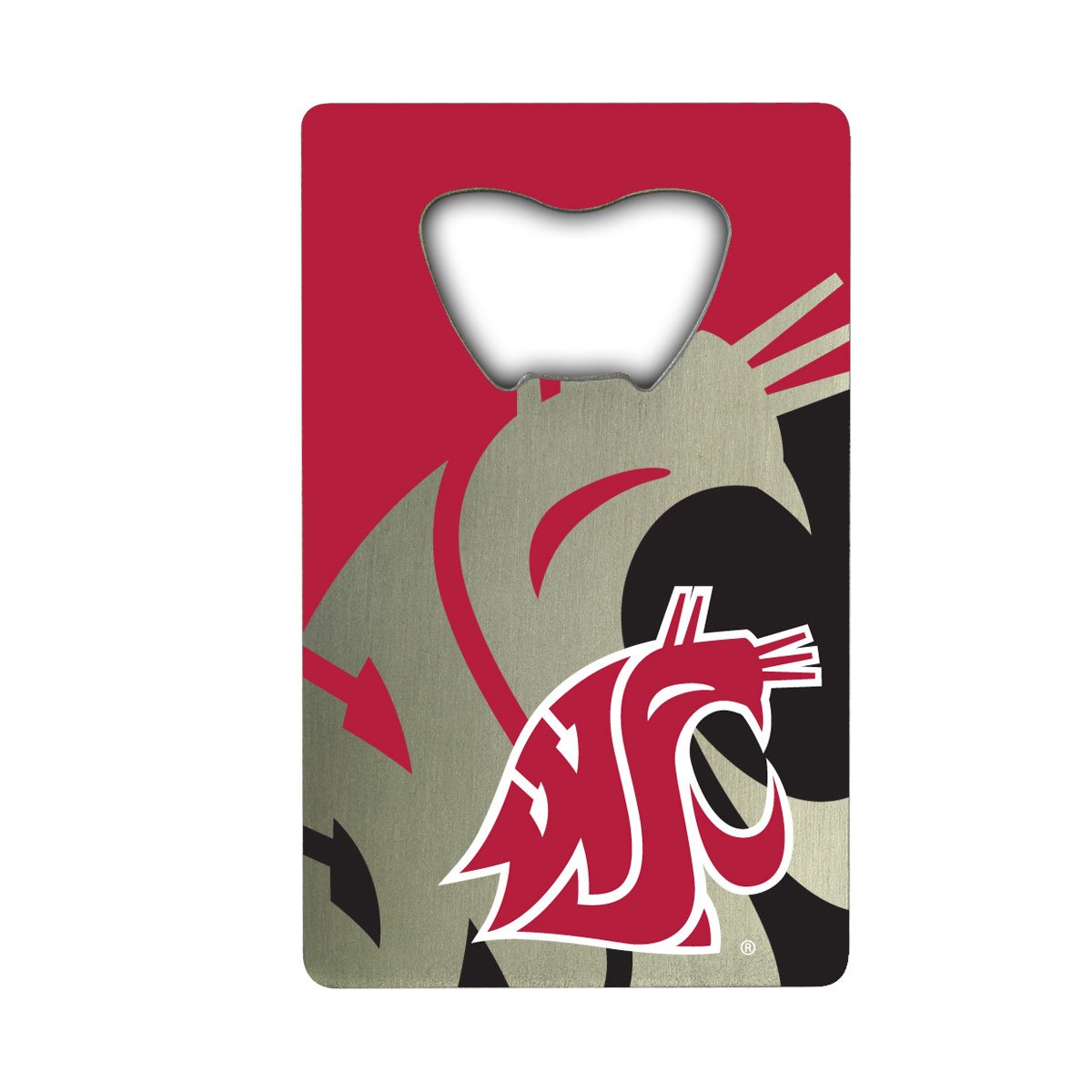 FANMATS 62590 Washington State Cougars Credit Card Style Bottle Opener - 2    x 3.25