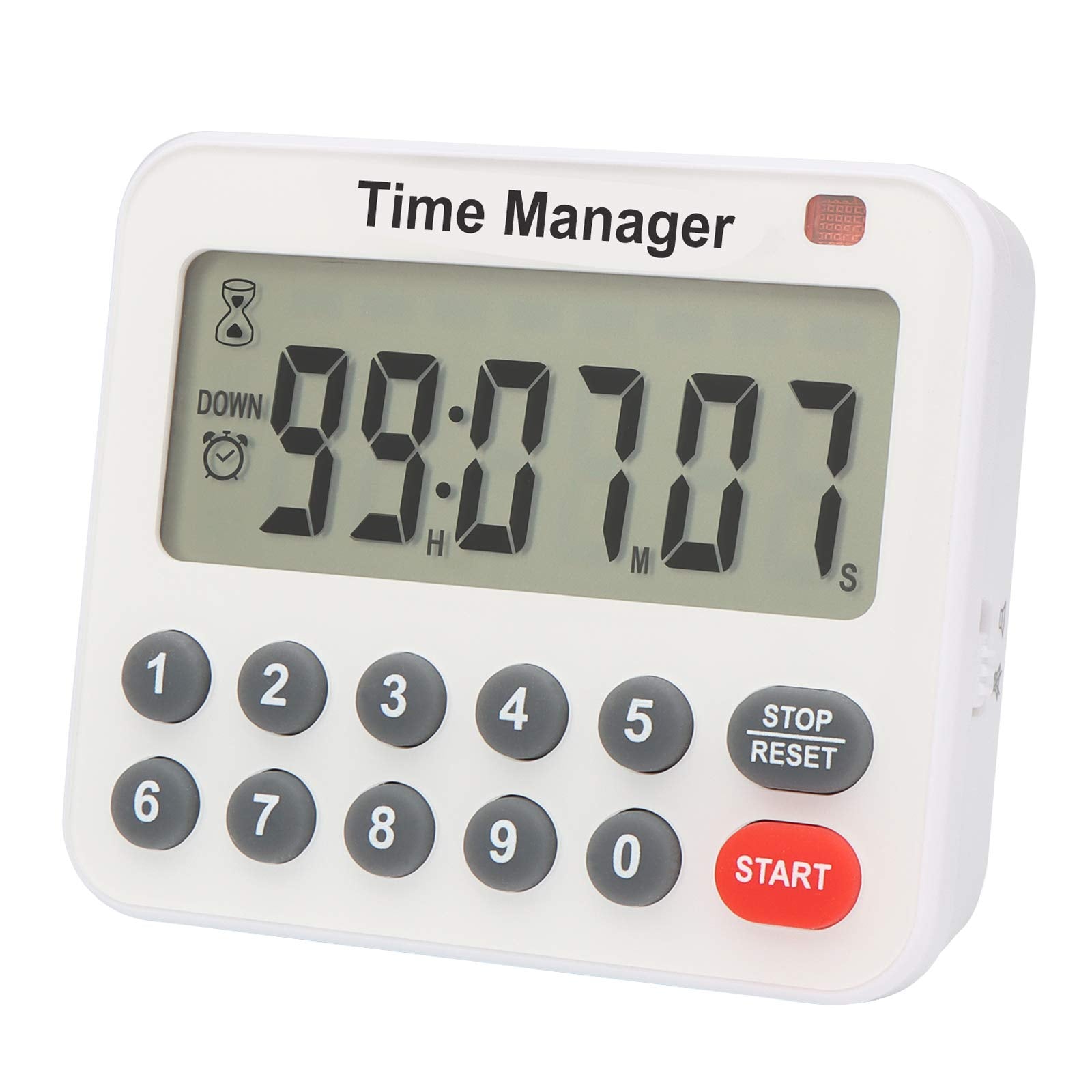 AIMILAR Digital Kitchen Timer - Magnetic Count Up Down Direct Entry Cooking Timer with Loud Alarm, Auto Shut-Off & Memory Functi