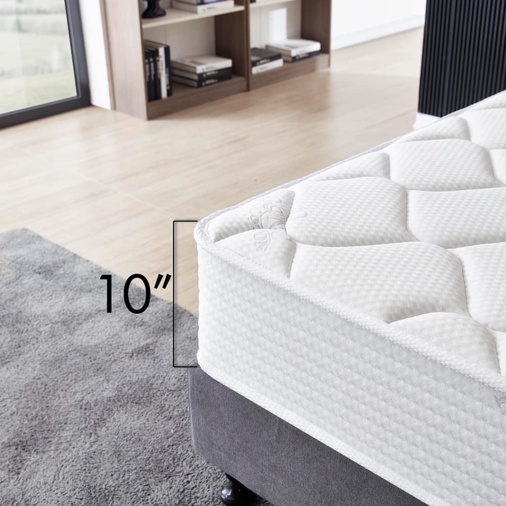 Oliver Smith Organic Cotton 10 Firm Comfort Sleep Spring & Foam Hybrid Mattress