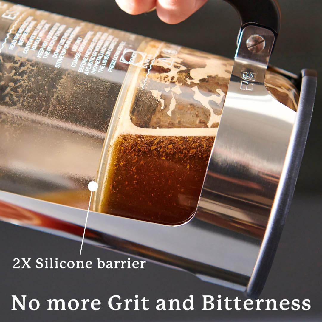 Espro P7 French Press Coffee Maker - Double-Walled Stainless Steel Insulated With Micro-Filter, 18 Ounces, Cranberry