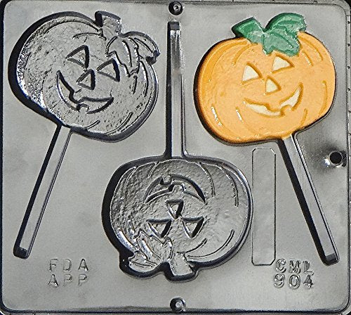 Candy Molds N More Halloween Pumpkin Chocolate Candy Mold, Item 904