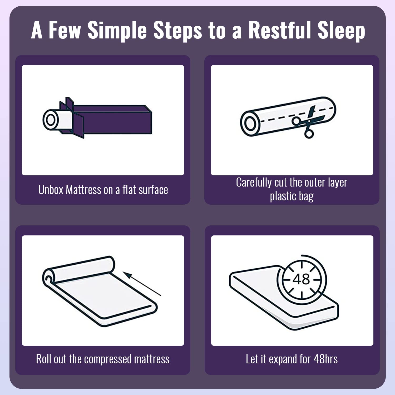 Paylesshere 5 Inch Memory Foam Mattress/Cooling Gel Bamboo Charcoal Infused Mattress/Medium Firm Mattresses/Certipur-Us Certifie