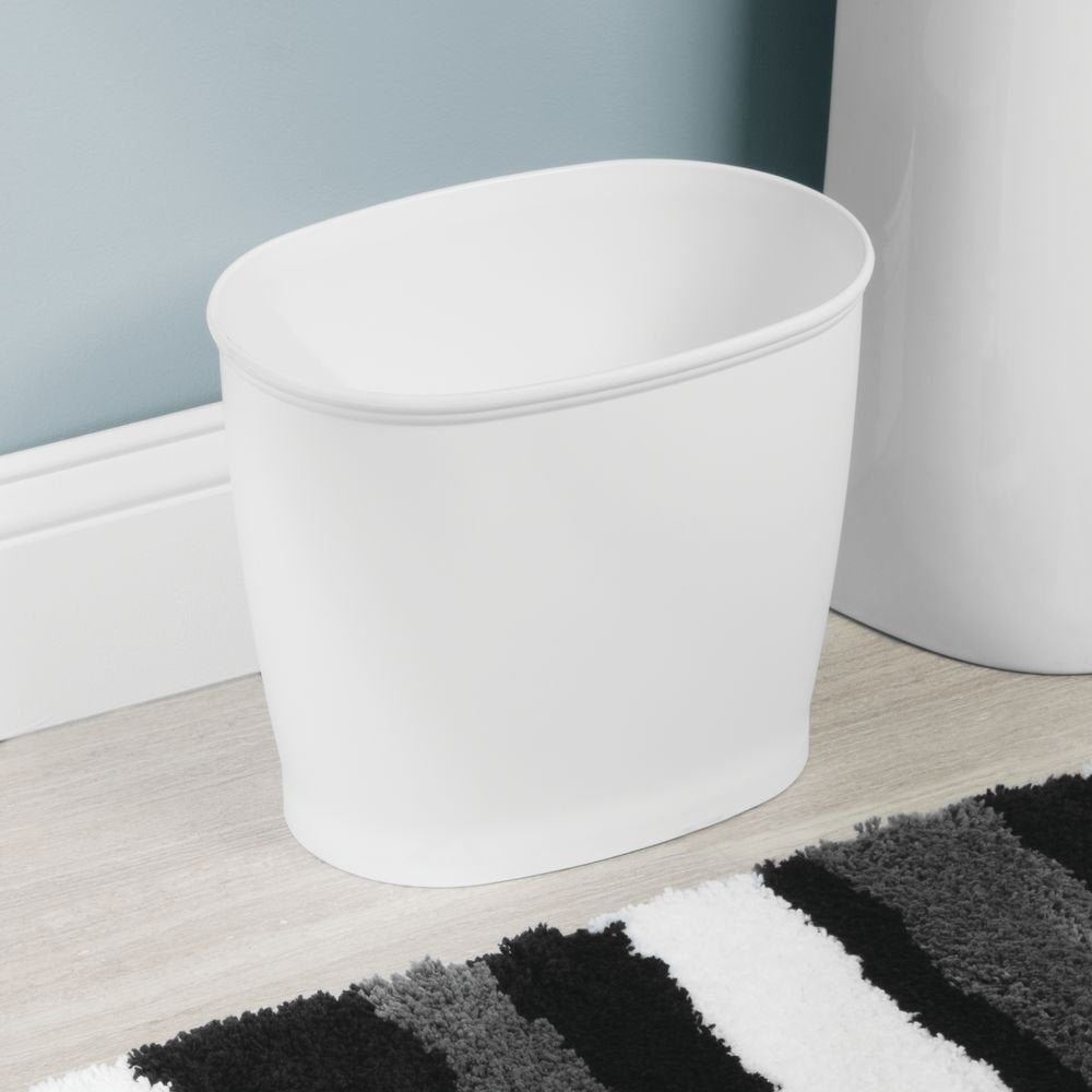 Wht Aetfrenygi TRASH CAN KENT OVAL WHT (Pack of 1) – Homenkitchenshop