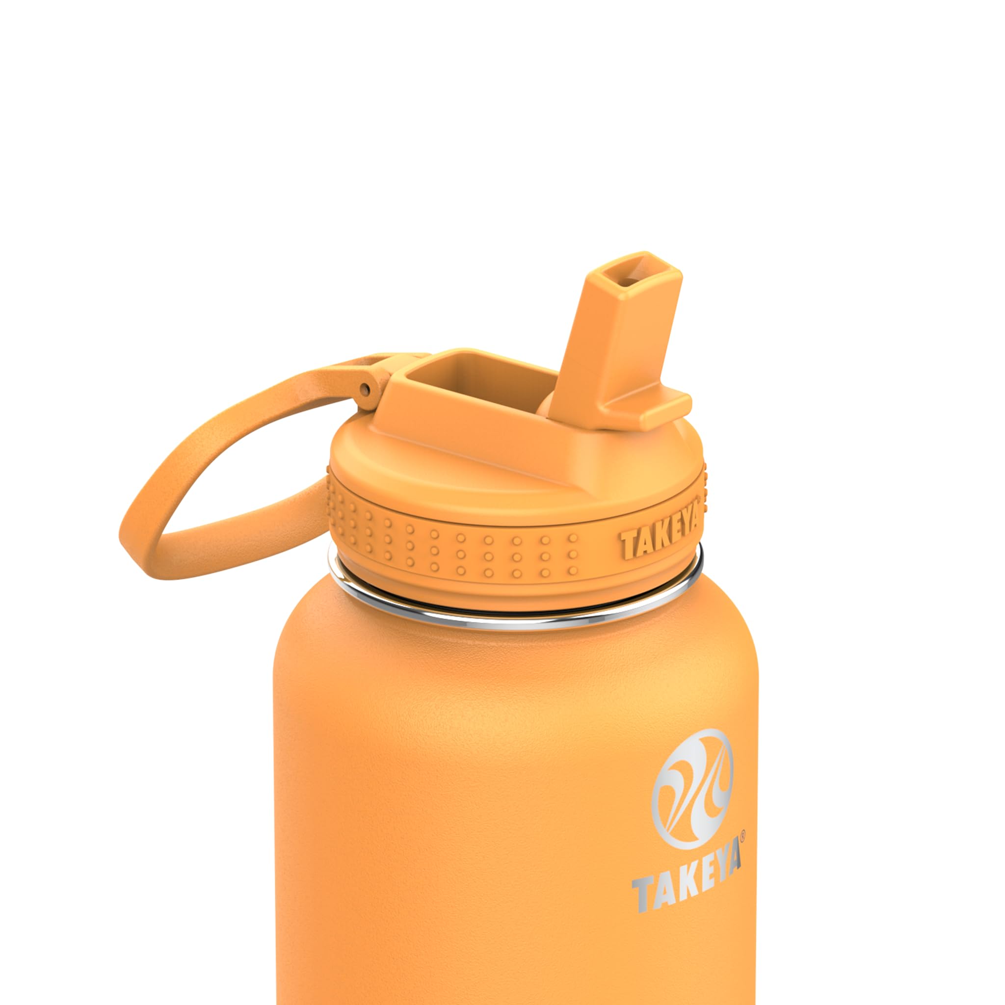 Takeya Actives 40 Oz Vacuum Insulated Stainless Steel Water Bottle With Straw Lid, Premium Quality, Honeycomb