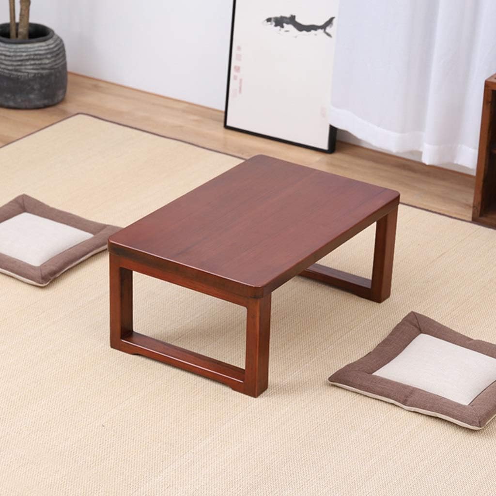 Runam Woods MidCentury Modern Solid Wood Small Coffee Table, Small Study Table, Dining Table Japanese Style Coffee Table. (60 X