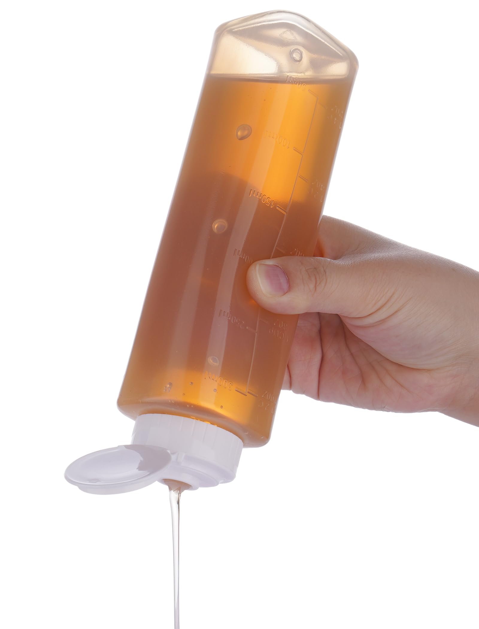 NiHome No Drip Honey Dispenser, 10 oz BPA-Free - Superior Leak-Proof Design Ensures Precise, Mess-Free Pouring with a Simple Squ