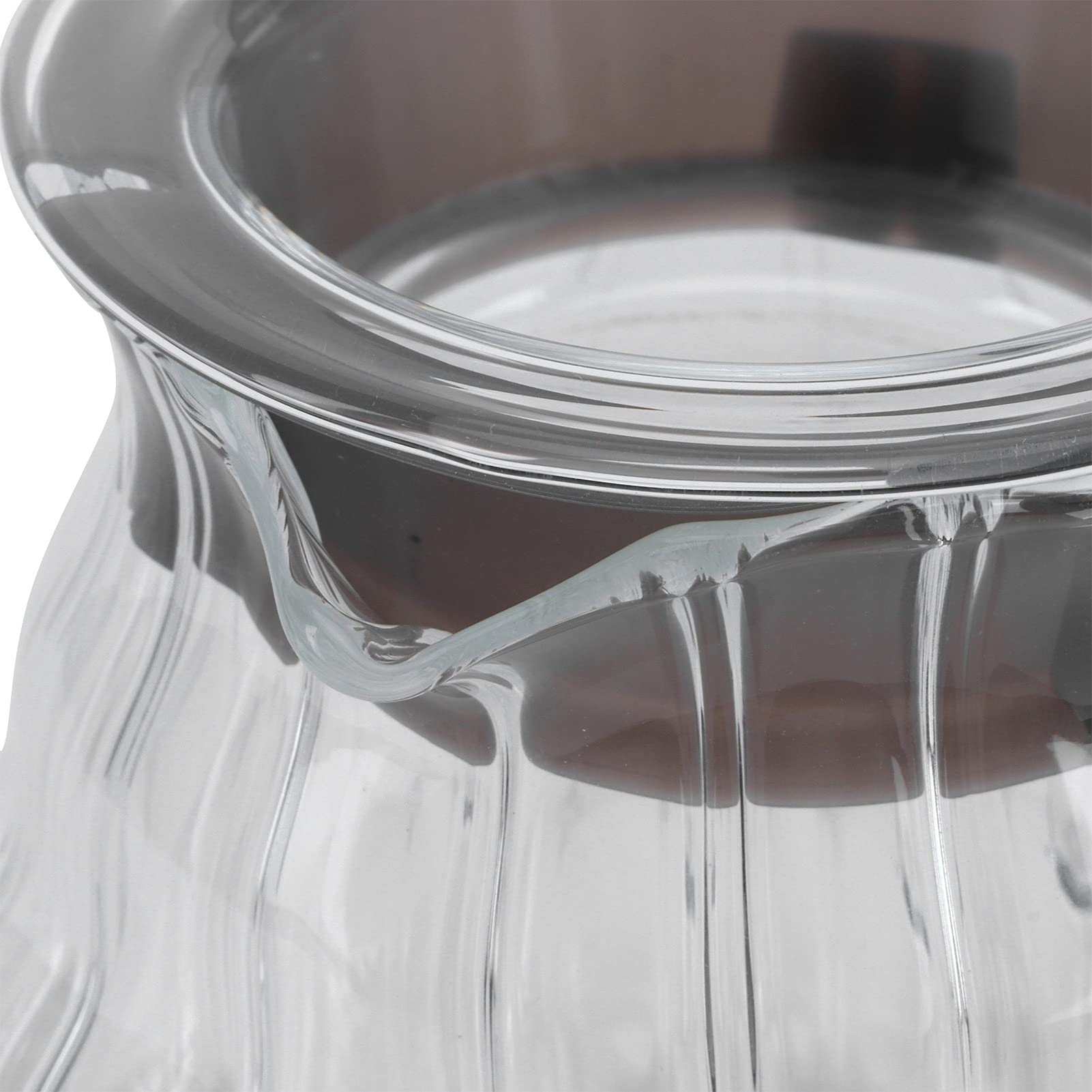 Fdit Transparent High Borosilicate Glass Coffee Pot Exquisite Coffee Maker Kettle Teapot Supply With Rubber Cover For Home Hotel