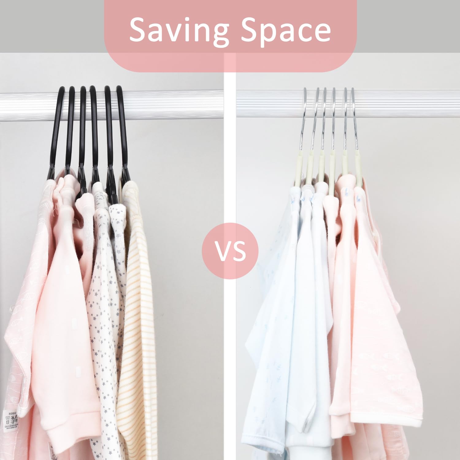 Mangotree Baby Velvet Clothes Hangers, Kids Toddler Children'S Hangers For Clothes Space Saving Non-Slip (30 Pack, Cream)