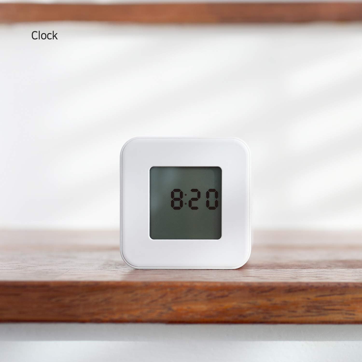 Mooas Multi Cube Timer/Rotating Flip Timer (White), Simple Operation, Clock & Time Timer For Kids Classroom Kitchen Desk Office,
