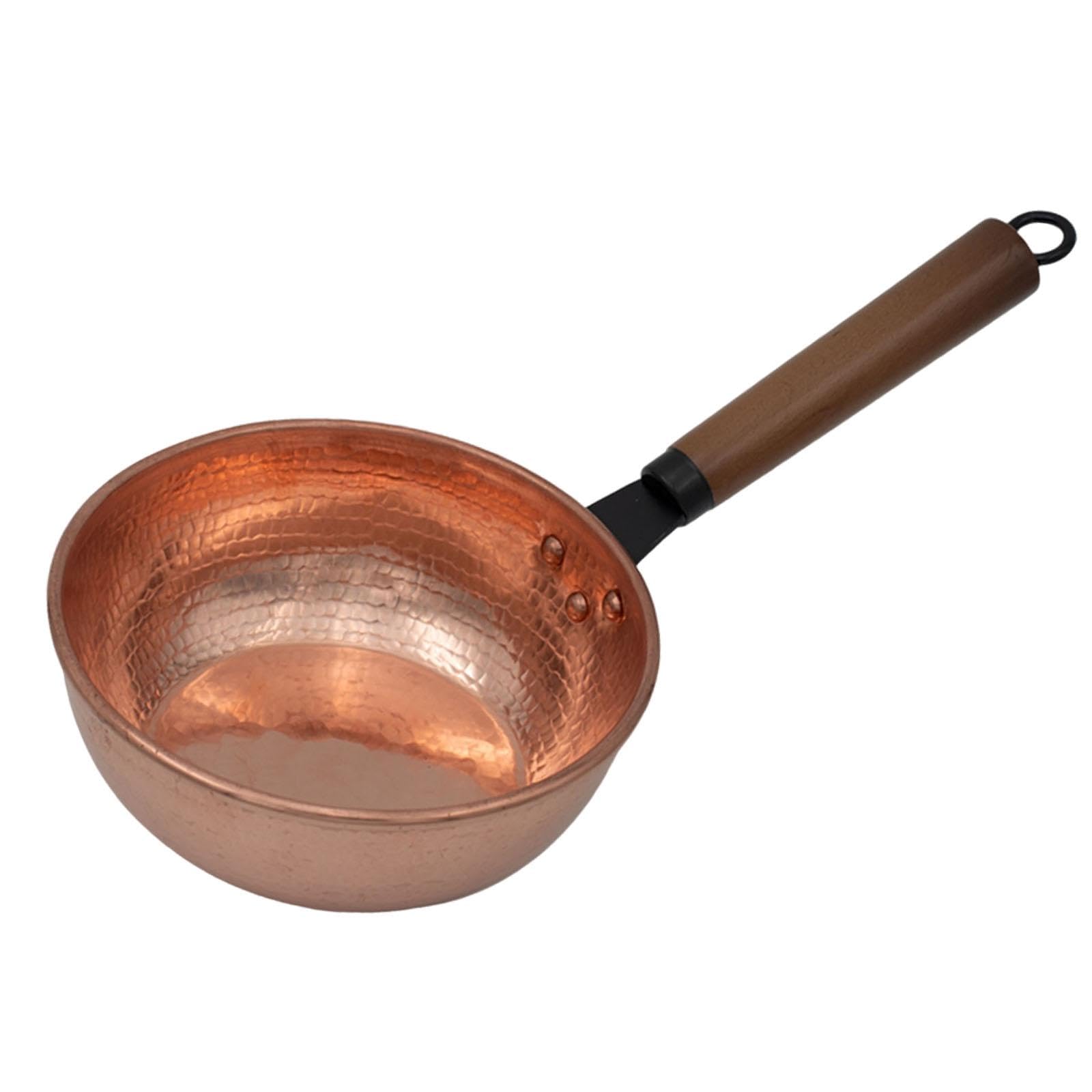 Myaddiction Saucepan Wood Handle Cookware Wamer Pan Soup Pot For Restaurant Kitchen Home Flat Bottom