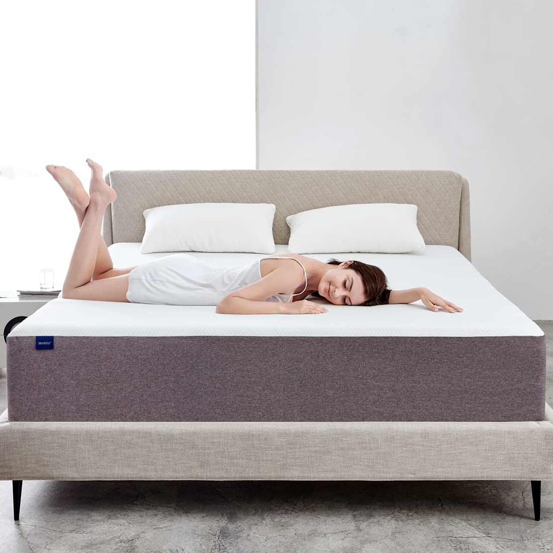 Molblly Queen Mattress 10 Inch Memory Foam Mattress in a Box,Breathable Bed Comfortable Mattress for Cooler Sleep Supportive & P
