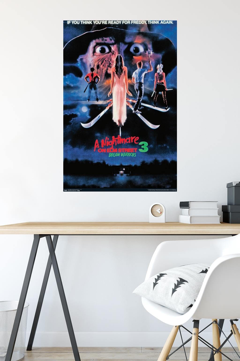 Trends International A Nightmare On Elm Street 3: Dream Warriors - One Sheet Wall Poster, 22.375'' X 34'', Premium Unframed Vers