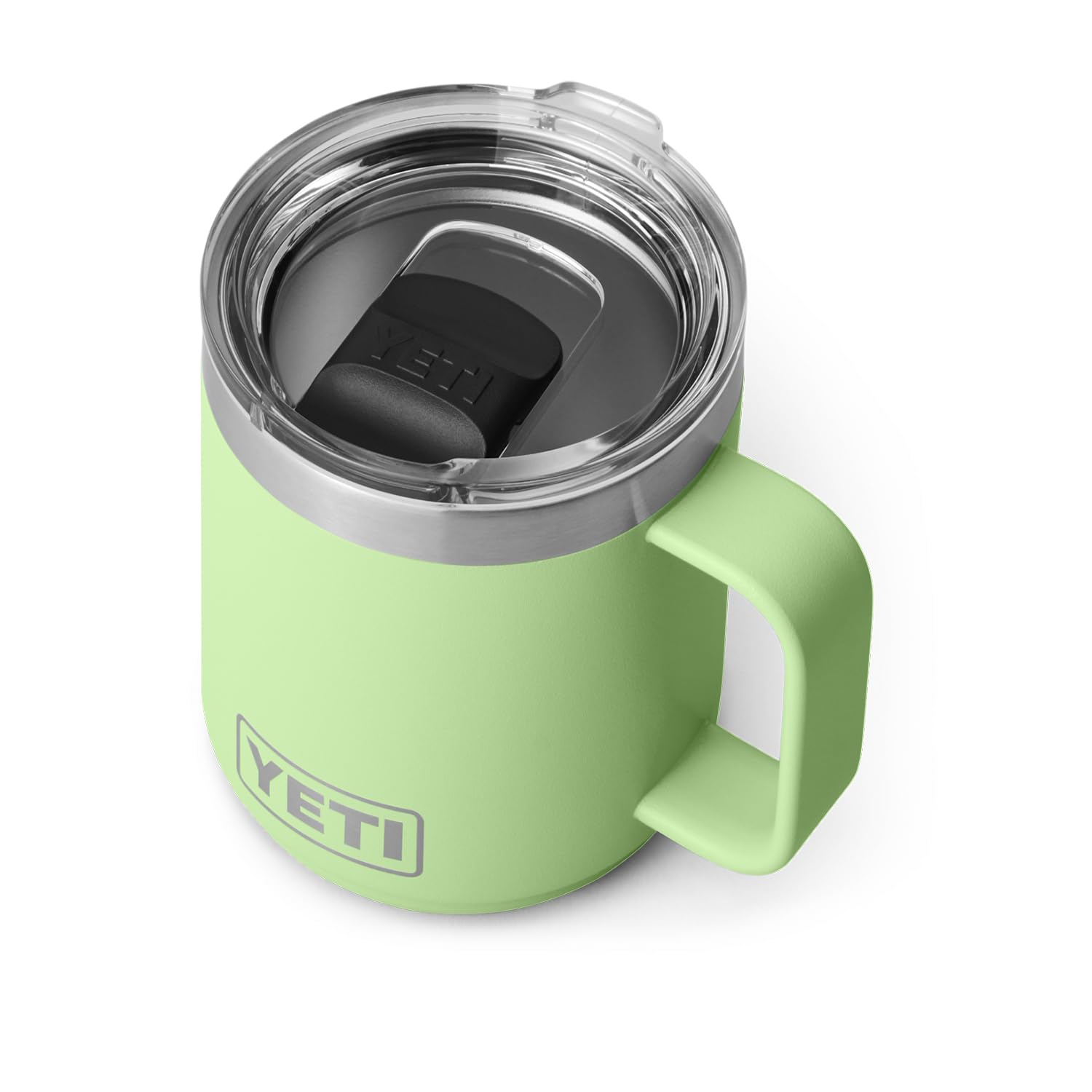 Yeti Rambler 10 Oz Stackable Mug, Vacuum Insulated, Stainless Steel With Magslider Lid, Key Lime
