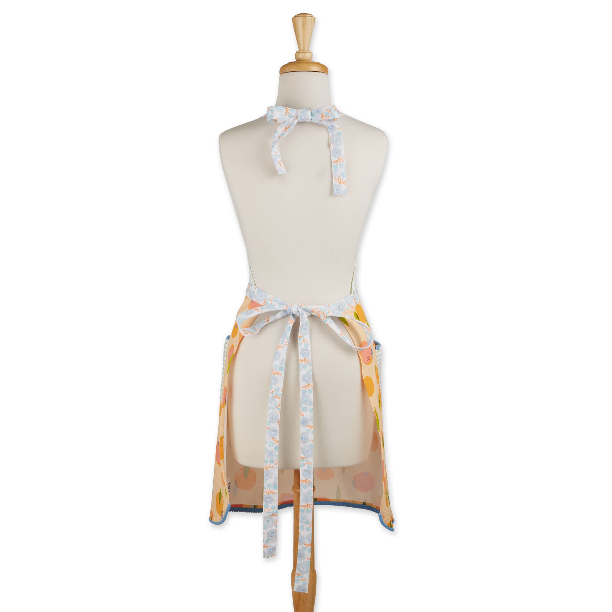 ORANGE ZEST PRINTED APRON