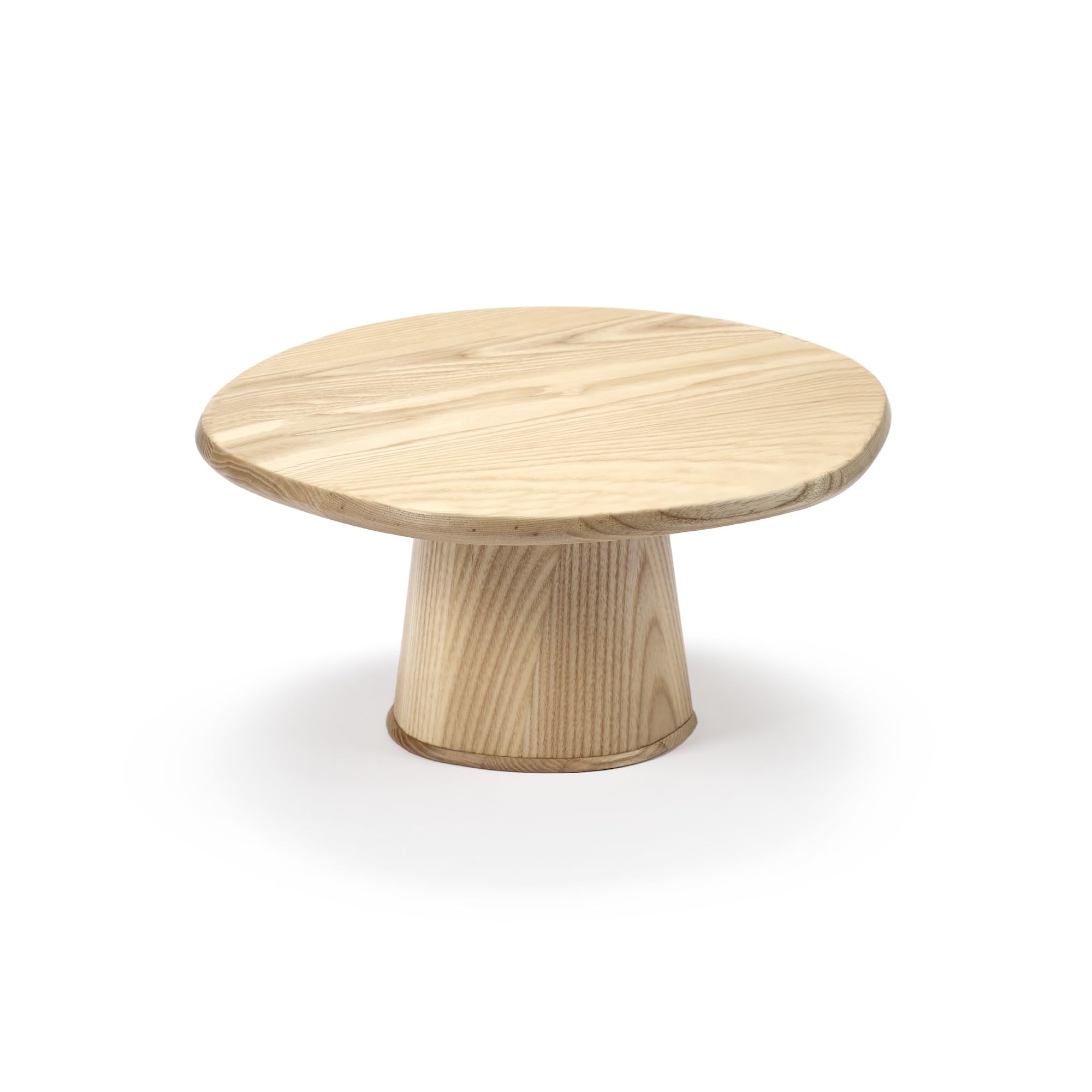 Serax Cake Stand | Wooden Interior Accessories by Kelly Wearstler | Light Brown ash Cake Stand | Farmhouse Kitchen and Dinnerwar