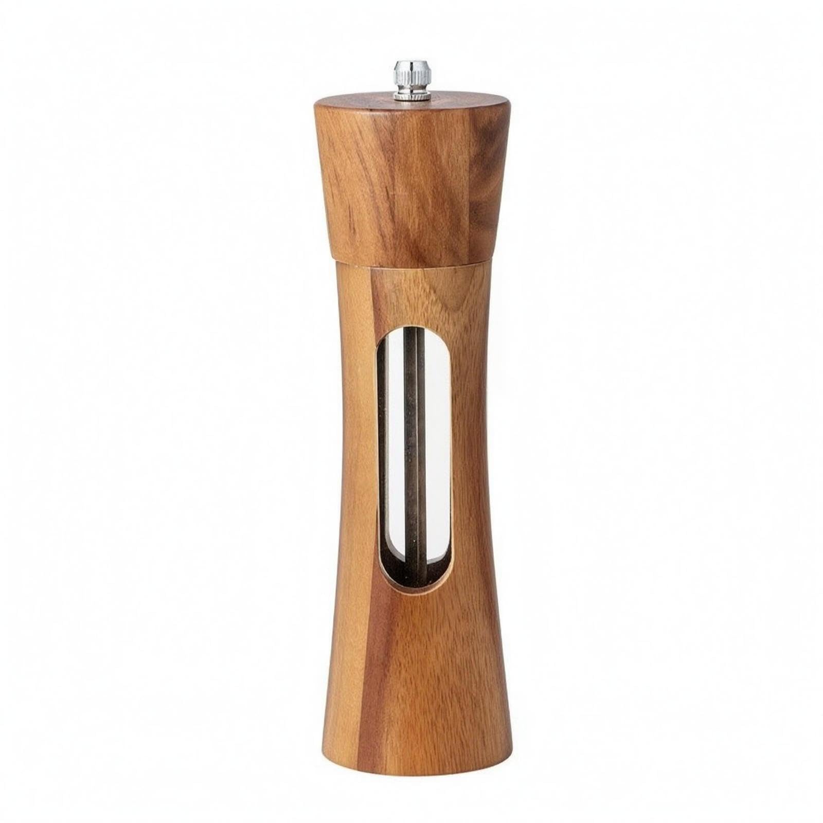 Wooden Spice Tapered Manual Spice Mill SingleItem Adjustable Ceramic