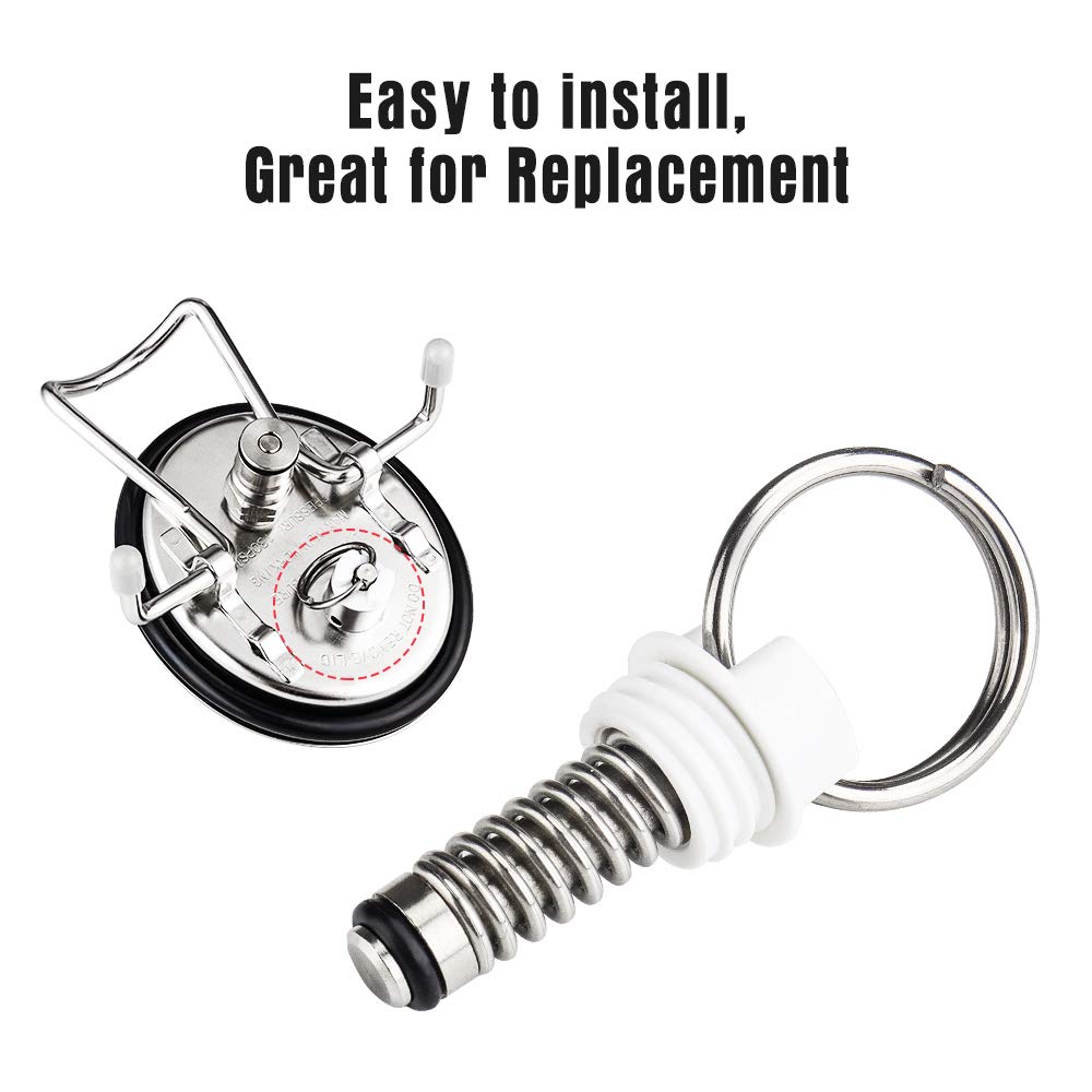 Ferroday Corny Keg Pressure Relief Valve Corny Keg Lid Pressure Release Valve For Cornelius Keg Ball Lock Keg Lid Pressure Relie