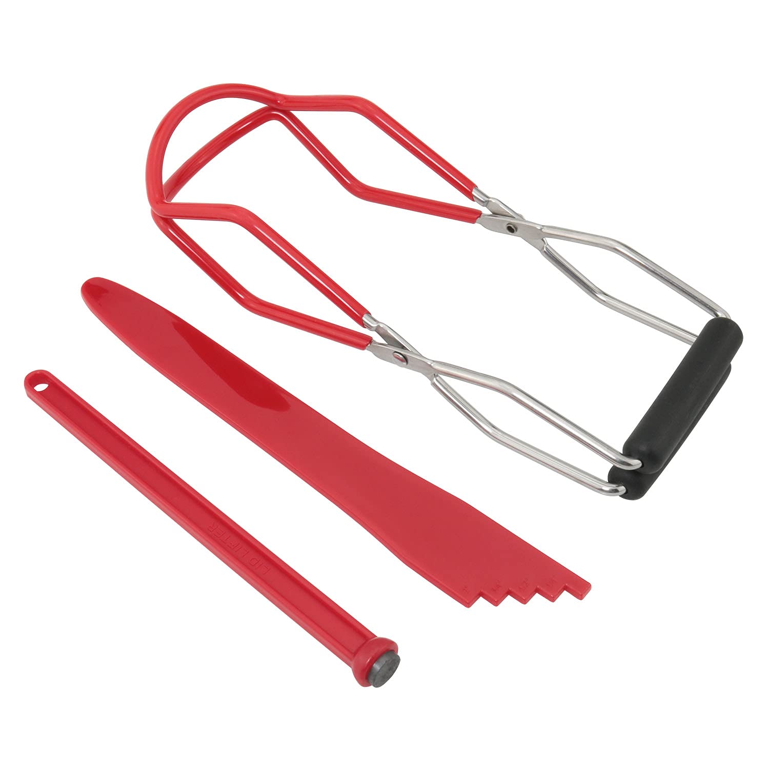 Bairong 3Pcs Canning Kit - Canning Jar Lifter Tongs, Canning Bubble Popper Bubble Remover And Canning Lid Lifter Magnetic Lid Li