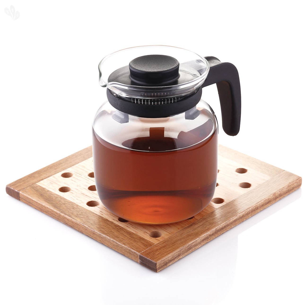 Borosil - Carafe Flame Proof Glass Kettle With Stainer, 1.2L