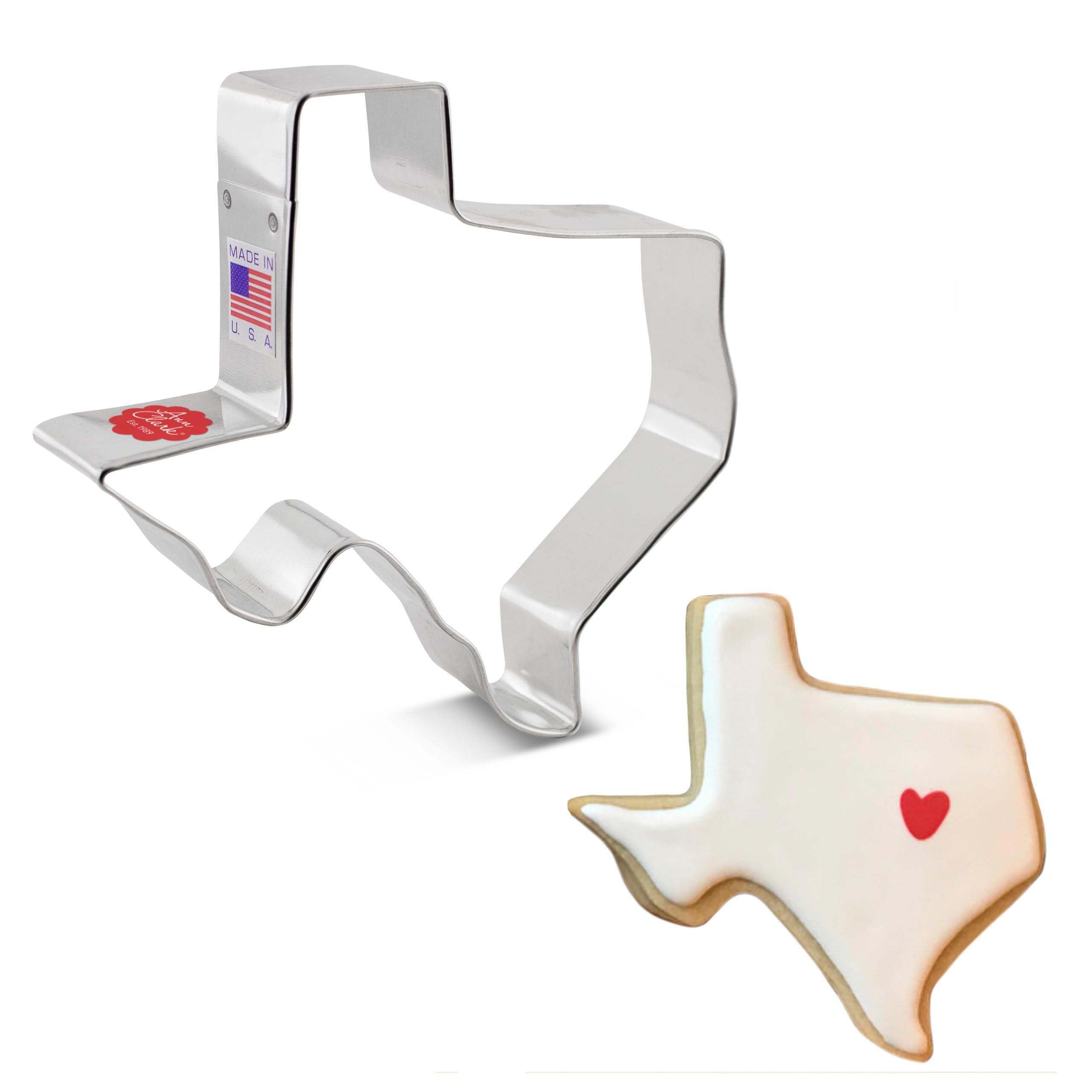 Texas Cookie Cutter 5'' Made In Usa By Ann Clark