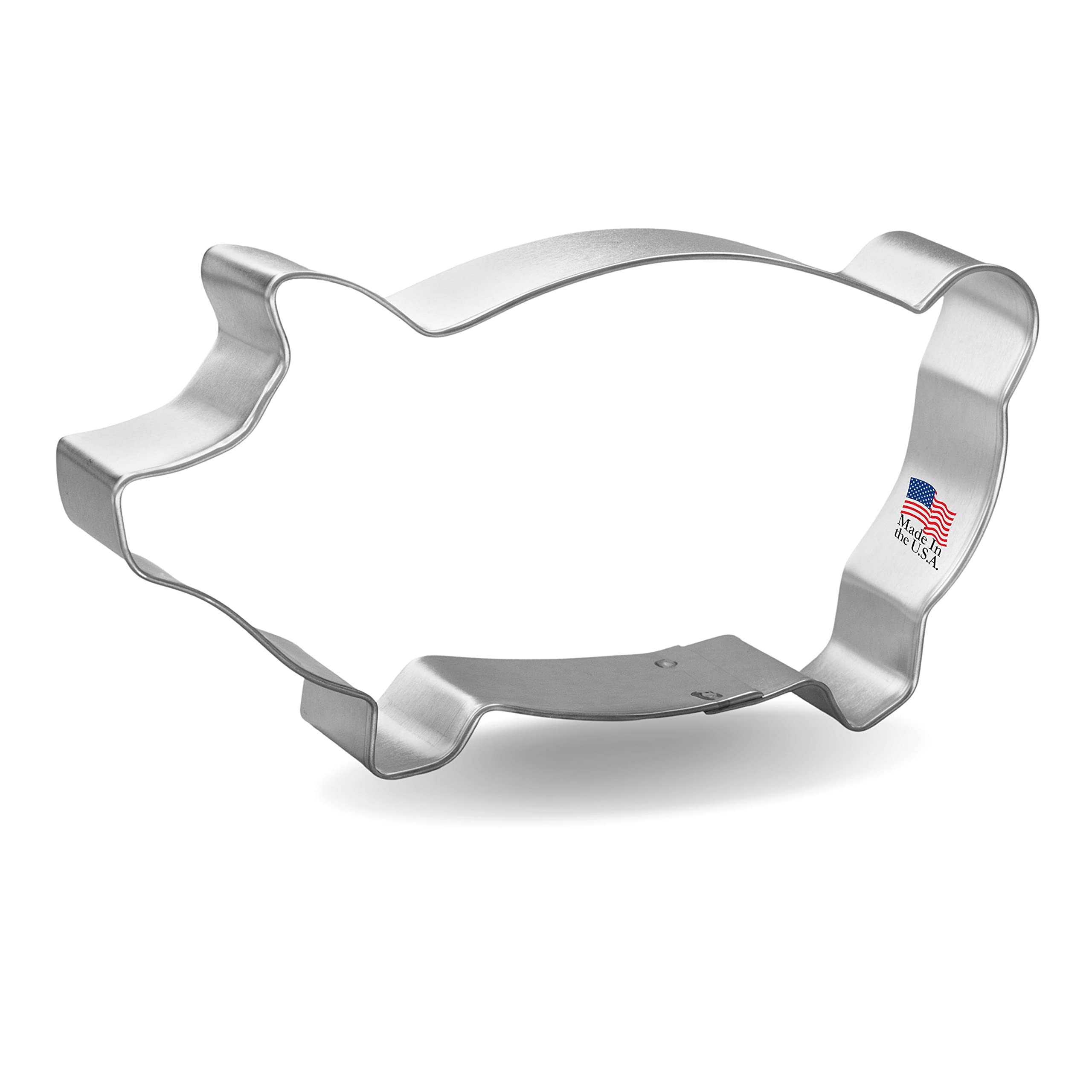 Foose Marranitos Pig Cookie Cutter 5 Inch -Tin Plated Steel Cookie Cutters - Marranitos Pig Cookie Mold