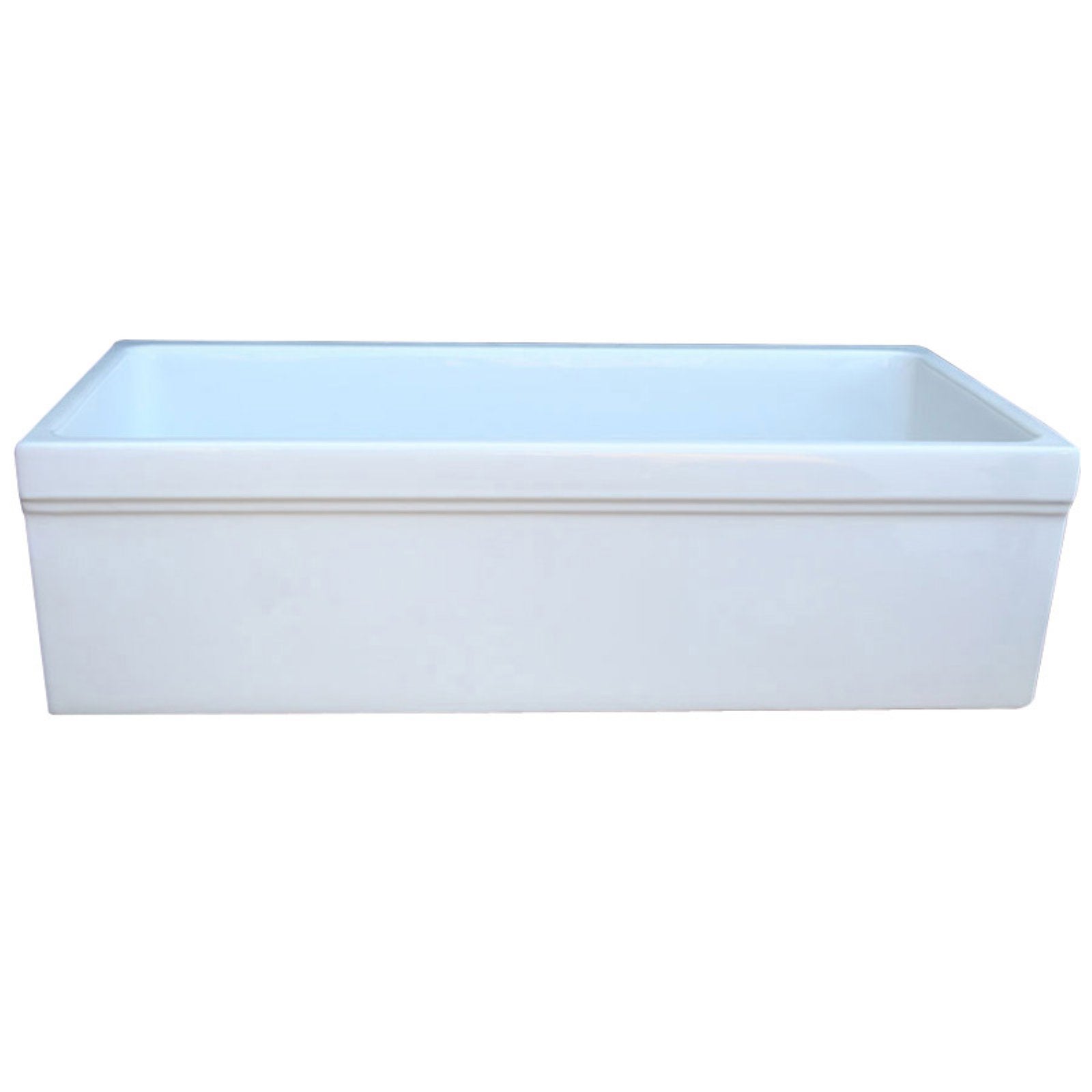 Whitehaus Collection Fireclay Quatro Alcove Sink Blue