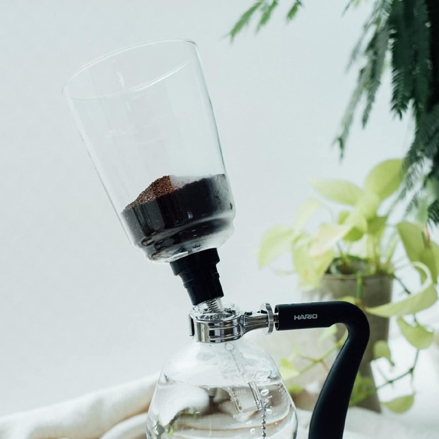 Hario Nxar-5 Coffee Siphon Next Coffee Drip For 5 People, Black