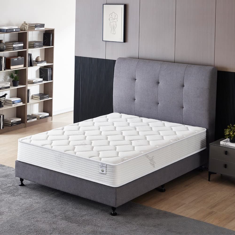 Oliver Smith Organic Cotton 10 Firm Comfort Sleep Spring & Foam Hybrid Mattress