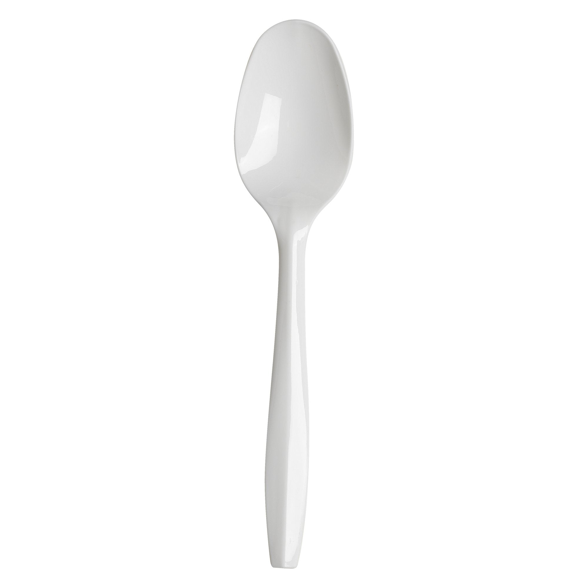 Dixie 5.75'' Medium-Weight Polypropylene Plastic Teaspoon By Gp Pro (Georgia-Pacific), White, Ptm21, (Case Of 1,000)