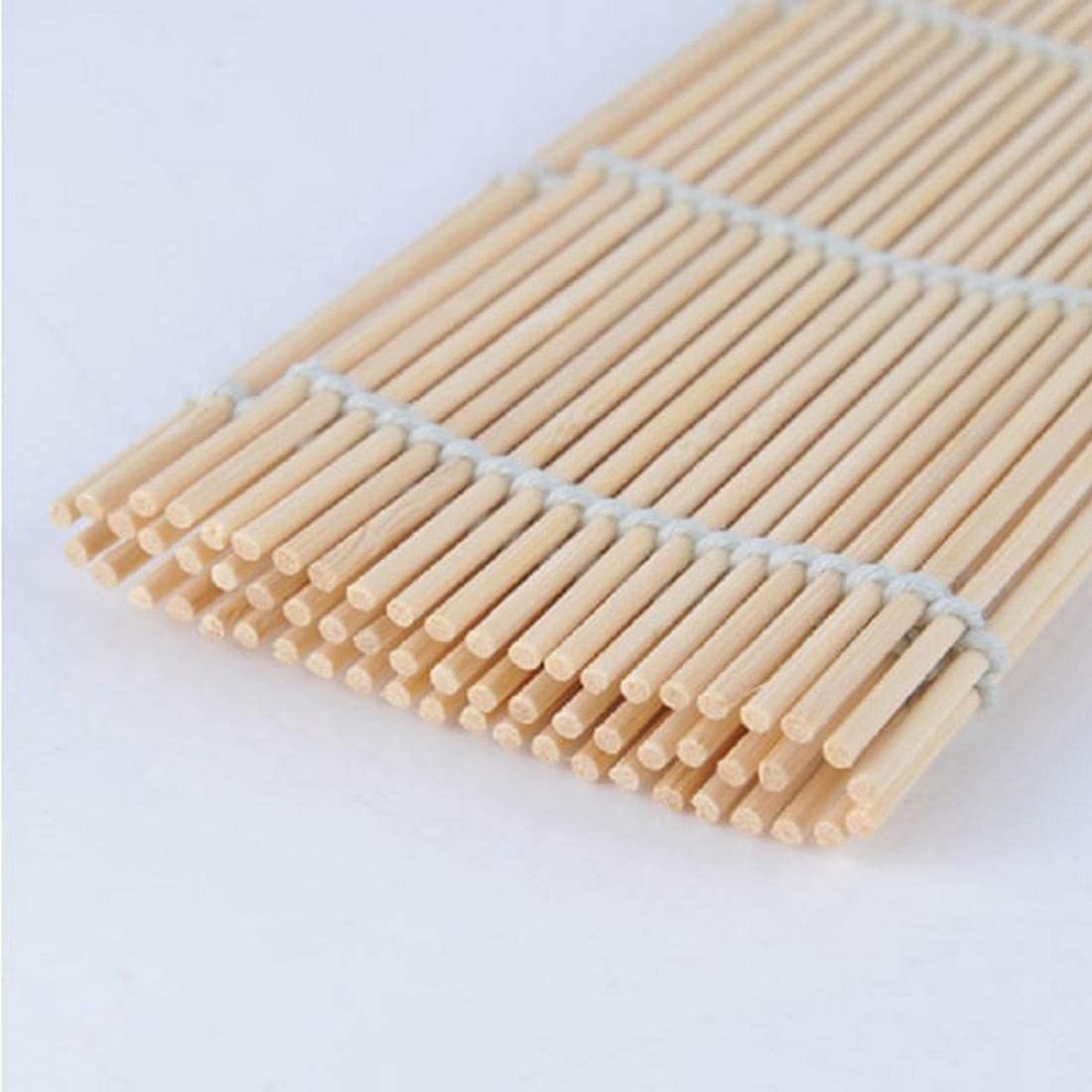 Japanbargain 1573X2, Set Of 2 Sushi Roller Sushi Mat Bamboo Sushi Rolling Mat Sushi Maker, 9.5 Inches Square