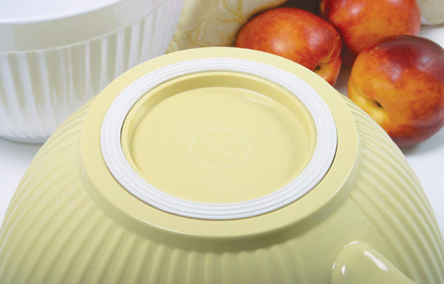 Norpro Melamine 1017 Grip-Ez Mixing Bowl, 4 Quart, Yellow, 3.8 Liters
